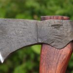 Chestnut Bush Axe with Leather Shoulder Rig