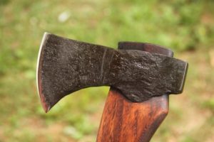 handforged axes, wolf valley forge, made in the usa, Ike Bullington, camping, outdoorsman, backwoodsman, handmade axe, hatchet, usa made axes, axes, hunting axe, handmade, usa made, usa made axe, hatchet, chopping, wood chopping, outdoor, outdoorsman, survival, backwoodsman, hickory, axe made in amera, axes made in the usa, ike bullington, isaac bullington, wolf valley forge, valley forge, pack axe, back packing, camping, trail axe, hunting axe, trappers axe, camp axe, bush axe, belt axe, pack axe, leather shoulder rig, chopping axe, leather axe carrier, shoulder sling for axe