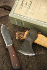 handmade, usa made, usa made axe, hatchet, chopping, wood chopping, outdoor, outdoorsman, survival, backwoodsman, hickory, axe made in america, axes made in the usa, ike bullington, isaac bullington, wolf valley forge, valley forge, pack axe, back packing, camping, trail axe, hunting axe, trappers axe, camp axe, bush axe, belt axe, pack axe, leather shoulder rig, chopping axe, leather axe carrier, shoulder sling for axe, carpenter's axe, Wolf Valley Forge, Wolf Valley Forge axe release, Axe Wax, Kephart Reproduction, Horace Kephart Hatchet