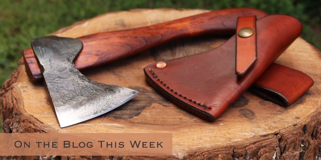 handmade, usa made, usa made axe, hatchet, chopping, wood chopping, outdoor, outdoorsman, survival, backwoodsman, hickory, axe made in america, axes made in the usa, ike bullington, wolf valley forge, valley forge, pack axe, back packing, camping, trail axe, hunting axe, trappers axe, camp axe, bush axe, belt axe, pack axe, leather shoulder rig, chopping axe, leather axe carrier, shoulder sling for axe, carpenter's axe, Wolf Valley Forge, Wolf Valley Forge axe release, Axe Wax, haversack, go bag, man purse, man bag, canvas bag, reenactor, reenacting, Trekker Axe, Axe Life