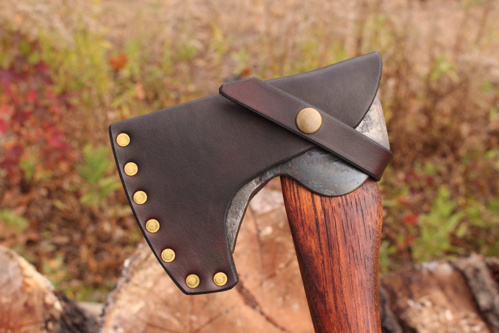 handmade, usa made, usa made axe, hatchet, chopping, wood chopping, outdoor, outdoorsman, survival, backwoodsman, hickory, axe made in america, axes made in the usa, ike bullington, wolf valley forge, valley forge, pack axe, back packing, camping, trail axe, hunting axe, trappers axe, camp axe, bush axe, belt axe, pack axe, leather shoulder rig, chopping axe, leather axe carrier, shoulder sling for axe, carpenter's axe, Wolf Valley Forge, Wolf Valley Forge axe release, Axe Wax, haversack, go back, man purse, man bag, canvas bag, reenactor, reenacting, The Trekker