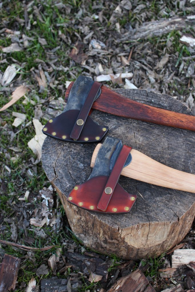 handmade, usa made, usa made axe, hatchet, chopping, wood chopping, outdoor, outdoorsman, survival, backwoodsman, hickory, axe made in america, axes made in the usa, ike bullington, wolf valley forge, valley forge, pack axe, back packing, camping, trail axe, hunting axe, trappers axe, camp axe, bush axe, belt axe, pack axe, leather shoulder rig, chopping axe, leather axe carrier, shoulder sling for axe, carpenter's axe, Wolf Valley Forge, Wolf Valley Forge axe release, Axe Wax, haversack, go bag, man purse, man bag, canvas bag, reenactor, reenacting, Trekker Axe, Axe Life, Splitting Wedge, Handforged Wedge