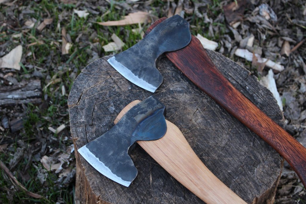 handmade, usa made, usa made axe, hatchet, chopping, wood chopping, outdoor, outdoorsman, survival, backwoodsman, hickory, axe made in america, axes made in the usa, ike bullington, wolf valley forge, valley forge, pack axe, back packing, camping, trail axe, hunting axe, trappers axe, camp axe, bush axe, belt axe, pack axe, leather shoulder rig, chopping axe, leather axe carrier, shoulder sling for axe, carpenter's axe, Wolf Valley Forge, Wolf Valley Forge axe release, Axe Wax, haversack, go bag, man purse, man bag, canvas bag, reenactor, reenacting, Trekker Axe, Axe Life, Splitting Wedge, Handforged Wedge