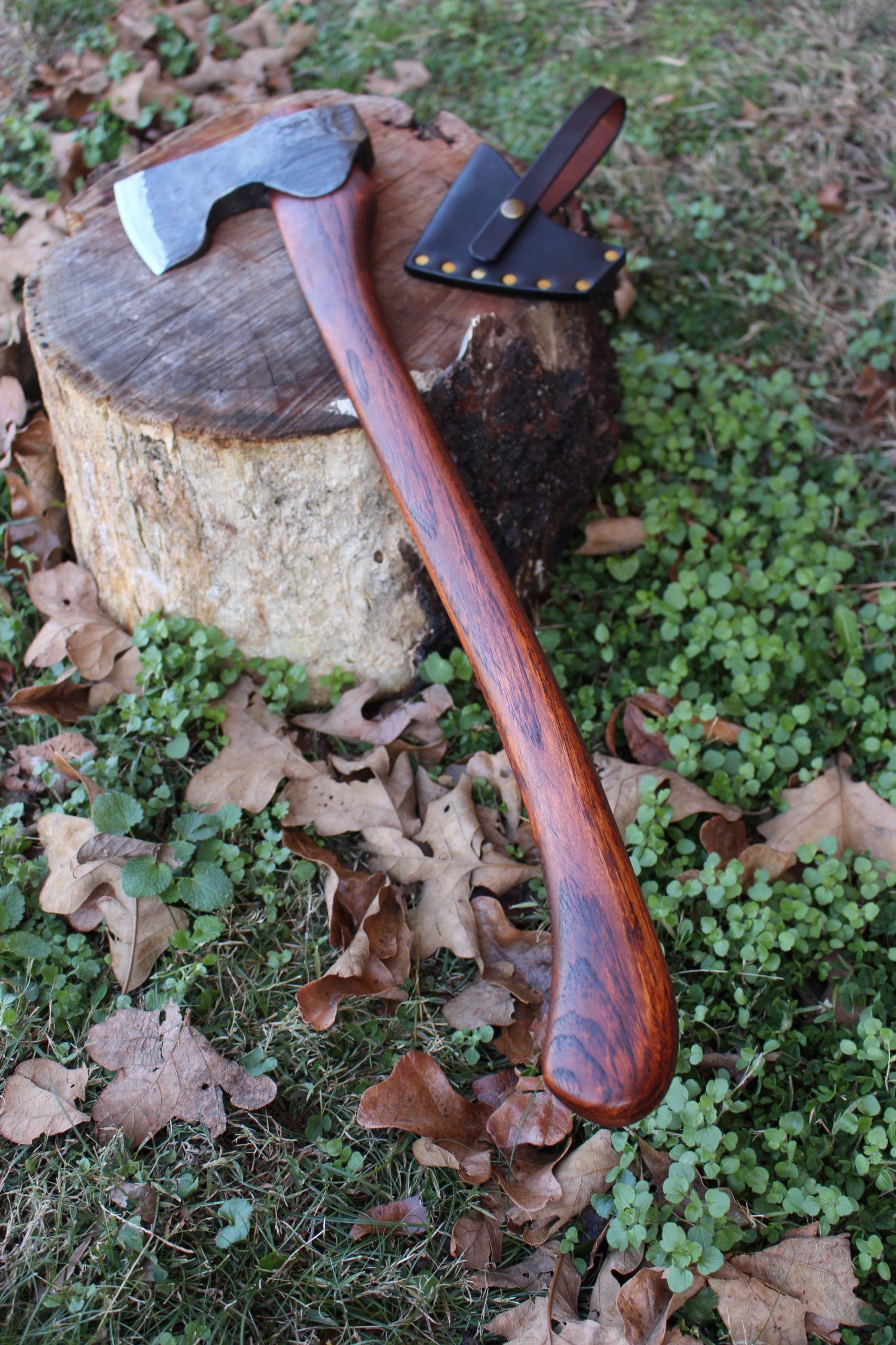 handmade, usa made, usa made axe, hatchet, chopping, wood chopping, outdoor, outdoorsman, survival, backwoodsman, hickory, axe made in america, axes made in the usa, ike bullington, wolf valley forge, valley forge, pack axe, back packing, camping, trail axe, hunting axe, trappers axe, camp axe, bush axe, belt axe, pack axe, leather shoulder rig, chopping axe, leather axe carrier, shoulder sling for axe, carpenter's axe, Wolf Valley Forge, Wolf Valley Forge axe release, Axe Wax, haversack, go back, man purse, man bag, canvas bag, reenactor, reenacting, Trekker Axe, Axe Life