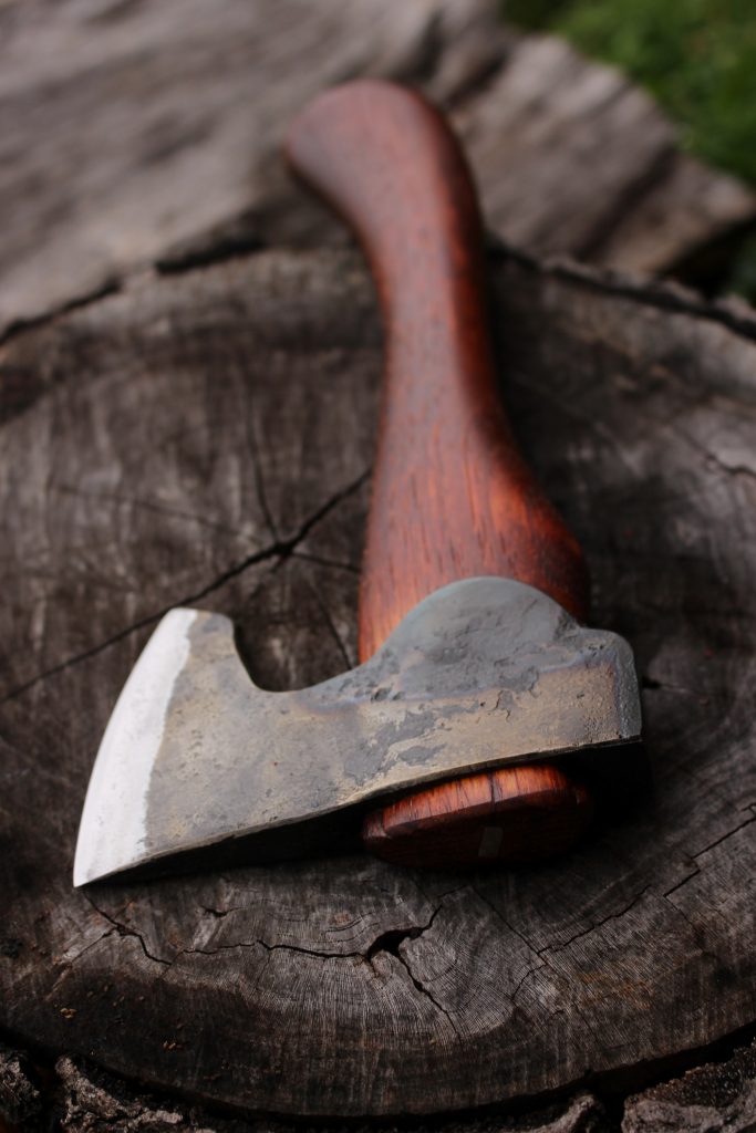 handmade, usa made, usa made axe, hatchet, chopping, wood chopping, outdoor, outdoorsman, survival, backwoodsman, hickory, axe made in america, axes made in the usa, ike bullington, wolf valley forge, valley forge, pack axe, back packing, camping, trail axe, hunting axe, trappers axe, camp axe, bush axe, belt axe, pack axe, leather shoulder rig, chopping axe, leather axe carrier, shoulder sling for axe, carpenter's axe, Wolf Valley Forge, Wolf Valley Forge axe release, Axe Wax, haversack, go back, man purse, man bag, canvas bag, reenactor, reenacting, Trekker Axe