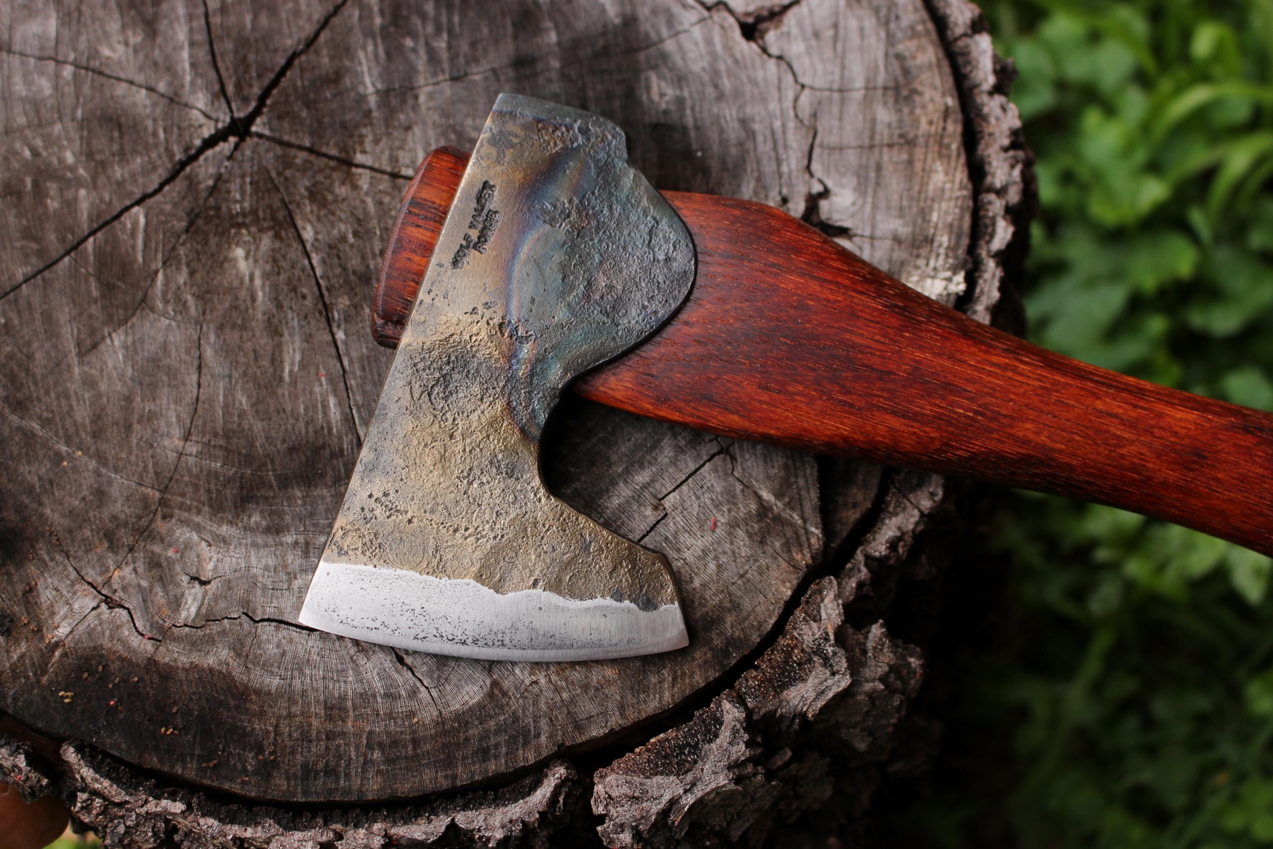 handmade, usa made, usa made axe, hatchet, chopping, wood chopping, outdoor, outdoorsman, survival, backwoodsman, hickory, axe made in america, axes made in the usa, ike bullington, wolf valley forge, valley forge, pack axe, back packing, camping, trail axe, hunting axe, trappers axe, camp axe, bush axe, belt axe, pack axe, leather shoulder rig, chopping axe, leather axe carrier, shoulder sling for axe, carpenter's axe, Wolf Valley Forge, Wolf Valley Forge axe release, Axe Wax, haversack, go back, man purse, man bag, canvas bag, reenactor, reenacting, Trekker Axe