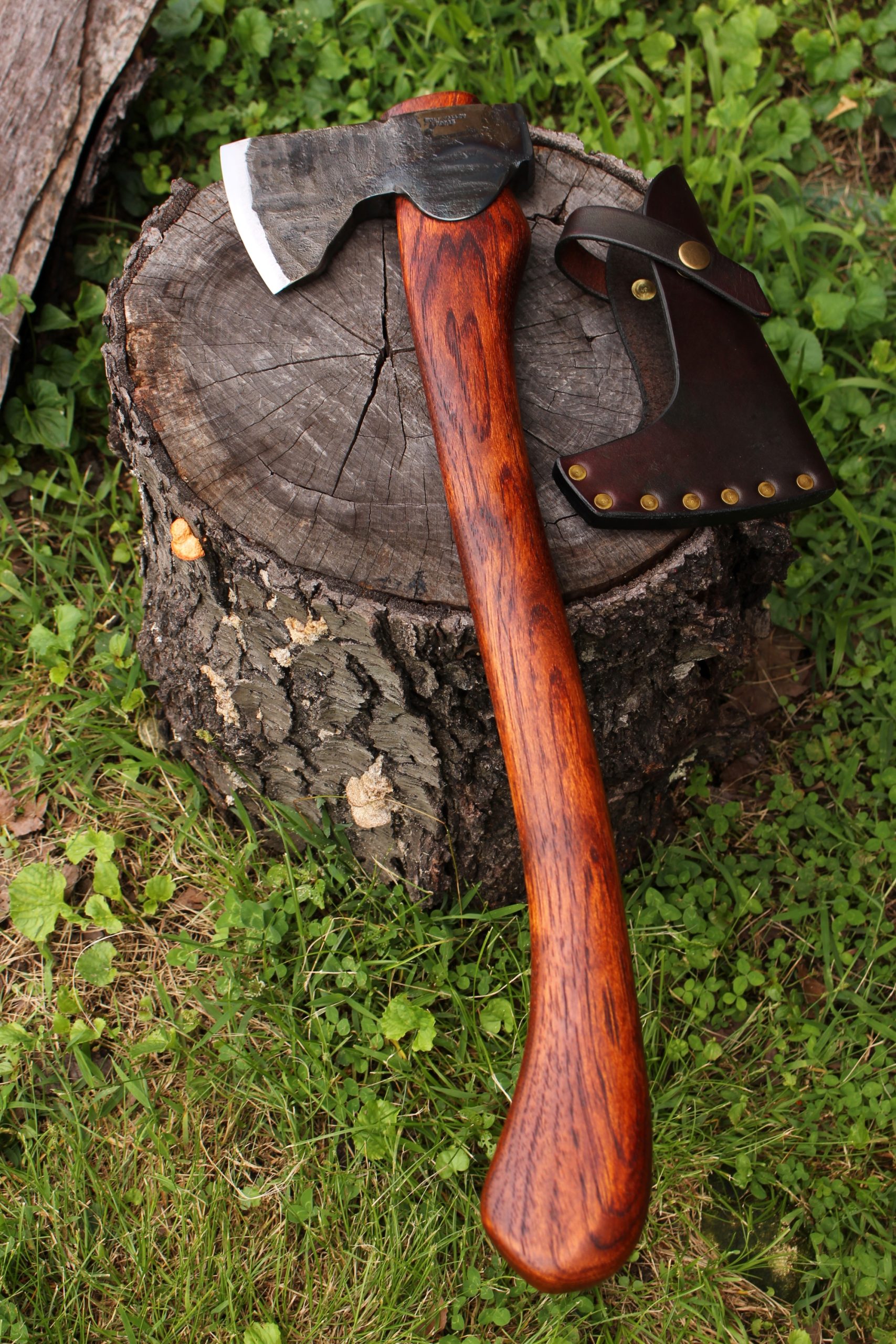 handmade, usa made, usa made axe, hatchet, chopping, wood chopping, outdoor, outdoorsman, survival, backwoodsman, hickory, axe made in america, axes made in the usa, ike bullington, wolf valley forge, valley forge, pack axe, back packing, camping, trail axe, hunting axe, trappers axe, camp axe, bush axe, belt axe, pack axe, leather shoulder rig, chopping axe, leather axe carrier, shoulder sling for axe, carpenter's axe, Wolf Valley Forge, Wolf Valley Forge axe release, Axe Wax, haversack, go back, man purse, man bag, canvas bag, reenactor, reenacting, Trekker Axe