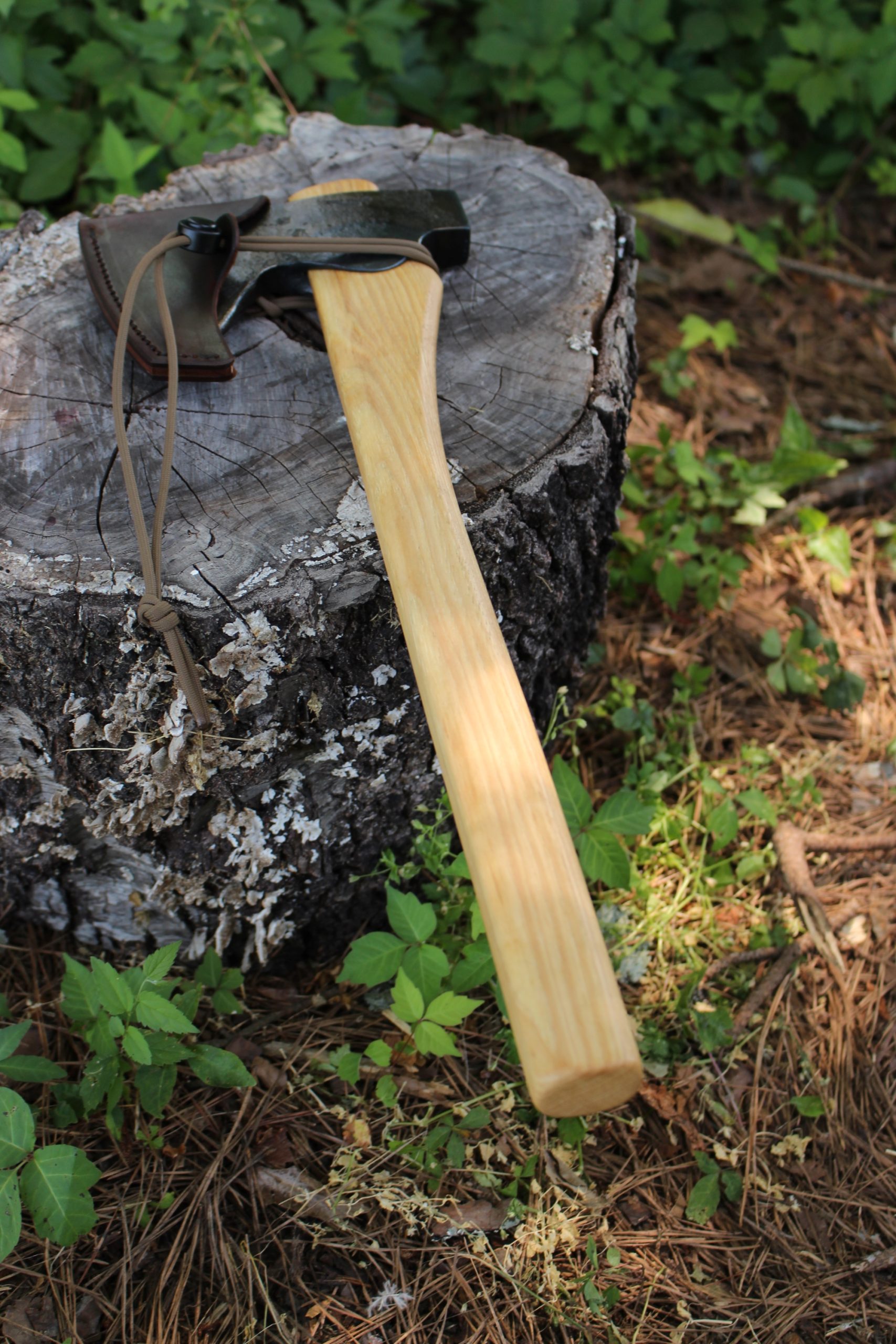 handmade, usa made, usa made axe, hatchet, chopping, wood chopping, outdoor, outdoorsman, survival, backwoodsman, hickory, axe made in america, axes made in the usa, ike bullington, wolf valley forge, valley forge, pack axe, back packing, camping, trail axe, hunting axe, trappers axe, camp axe, bush axe, belt axe, pack axe, leather shoulder rig, chopping axe, leather axe carrier, shoulder sling for axe, carpenter's axe, Wolf Valley Forge, Wolf Valley Forge axe release, Axe Wax, haversack, go back, man purse, man bag, canvas bag, reenactor, reenacting, The Trekker