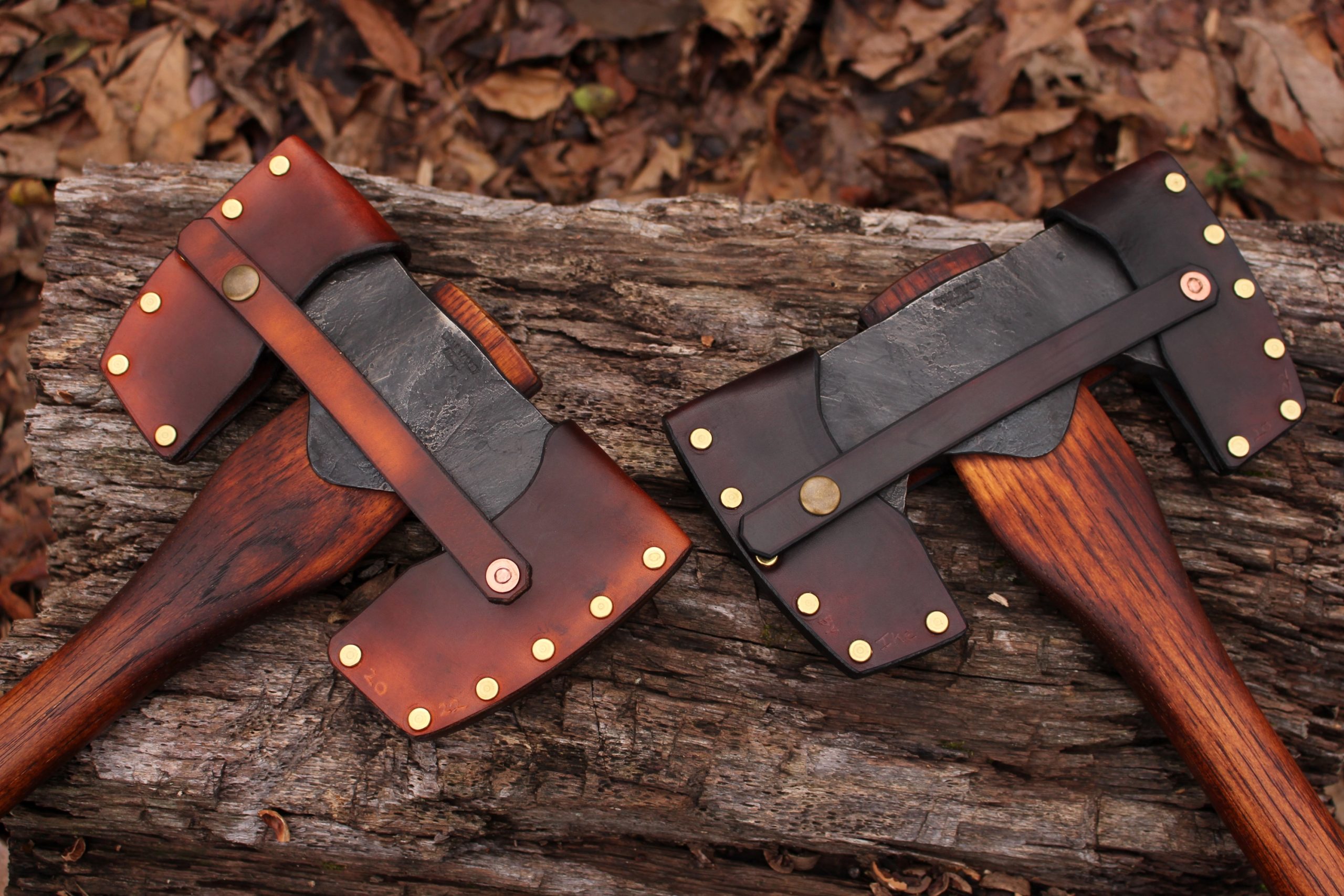 handmade, usa made, usa made axe, hatchet, chopping, wood chopping, outdoor, outdoorsman, survival, backwoodsman, hickory, axe made in america, axes made in the usa, ike bullington, wolf valley forge, valley forge, pack axe, back packing, camping, trail axe, hunting axe, trappers axe, camp axe, bush axe, belt axe, pack axe, leather shoulder rig, chopping axe, leather axe carrier, shoulder sling for axe, carpenter's axe, Wolf Valley Forge, Wolf Valley Forge axe release, Axe Wax, haversack, go bag, man purse, man bag, canvas bag, reenactor, reenacting, Trekker Axe, Axe Life, Splitting Wedge, Handforged Wedge