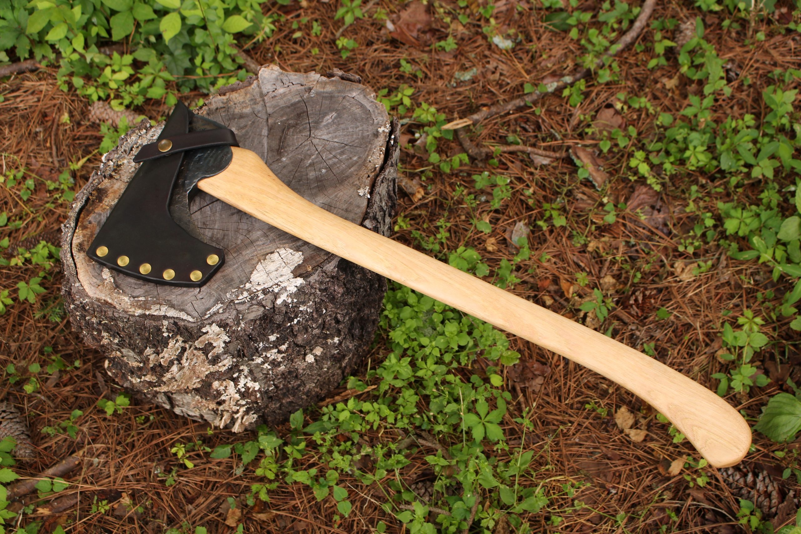 handmade, usa made, usa made axe, hatchet, chopping, wood chopping, outdoor, outdoorsman, survival, backwoodsman, hickory, axe made in america, axes made in the usa, ike bullington, wolf valley forge, valley forge, pack axe, back packing, camping, trail axe, hunting axe, trappers axe, camp axe, bush axe, belt axe, pack axe, leather shoulder rig, chopping axe, leather axe carrier, shoulder sling for axe, carpenter's axe, Wolf Valley Forge, Wolf Valley Forge axe release, Axe Wax, haversack, go back, man purse, man bag, canvas bag, reenactor, reenacting, Trekker Axe