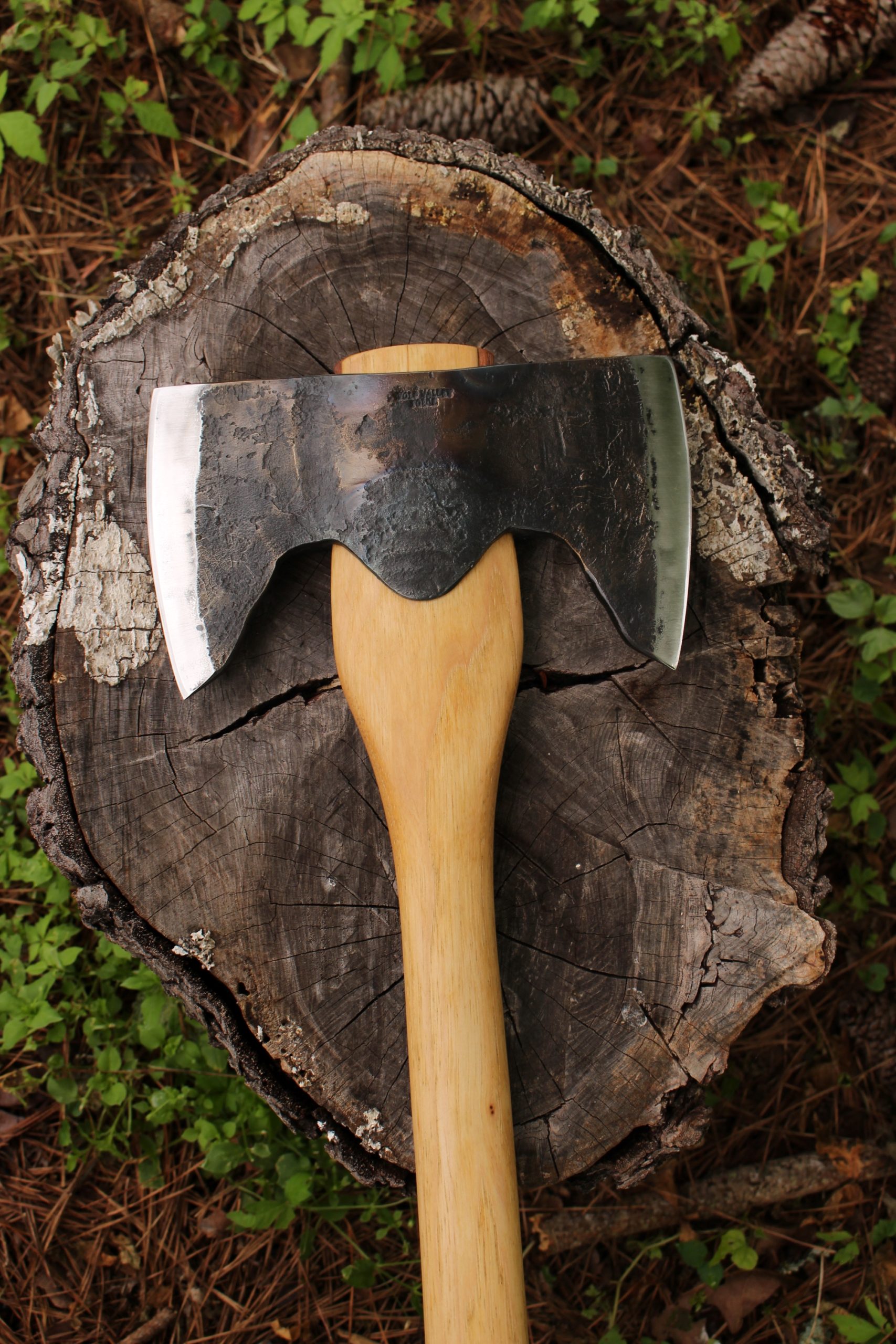 handmade, usa made, usa made axe, hatchet, chopping, wood chopping, outdoor, outdoorsman, survival, backwoodsman, hickory, axe made in america, axes made in the usa, ike bullington, wolf valley forge, valley forge, pack axe, back packing, camping, trail axe, hunting axe, trappers axe, camp axe, bush axe, belt axe, pack axe, leather shoulder rig, chopping axe, leather axe carrier, shoulder sling for axe, carpenter's axe, Wolf Valley Forge, Wolf Valley Forge axe release, Axe Wax, haversack, go back, man purse, man bag, canvas bag, reenactor, reenacting, Trekker Axe