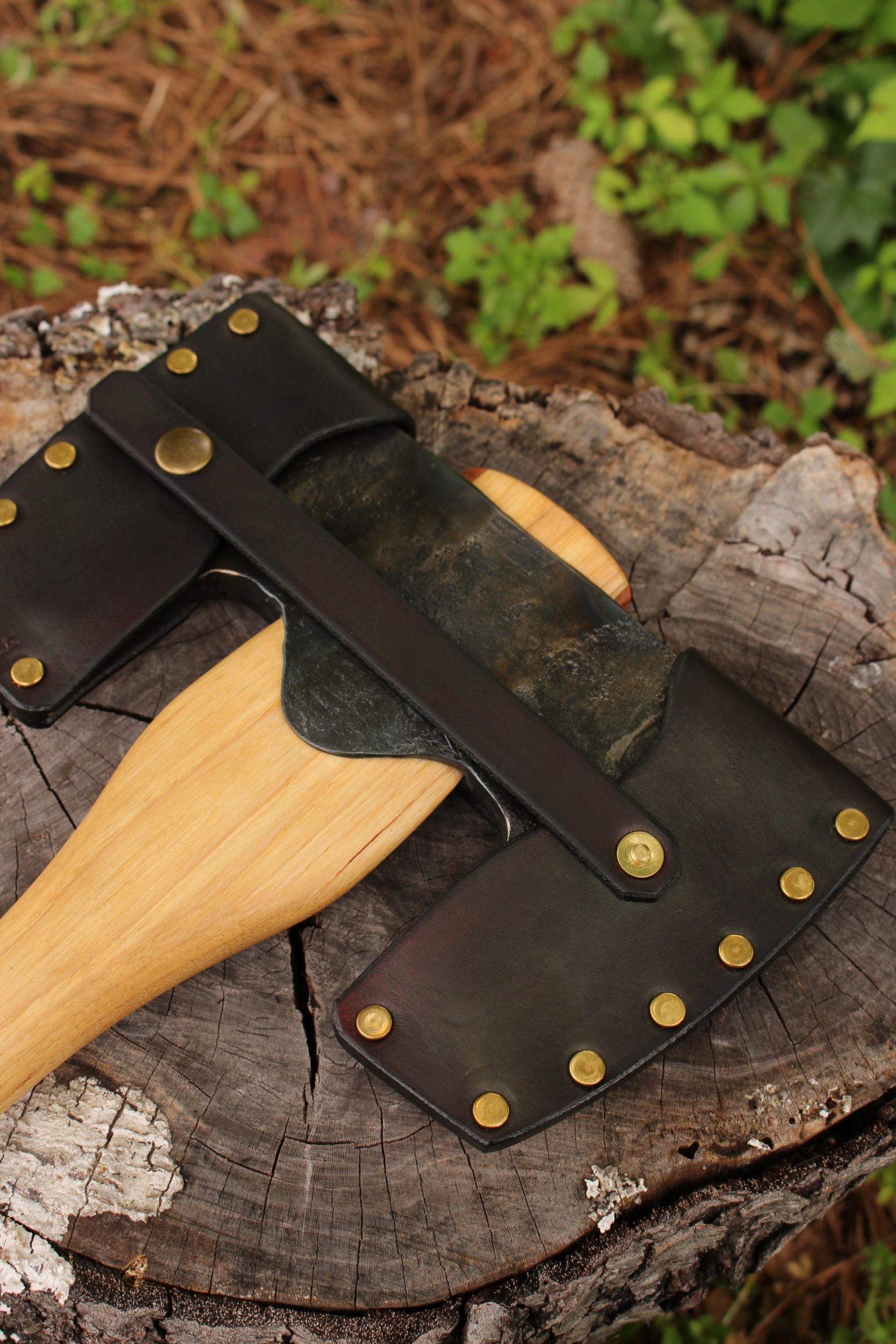 handmade, usa made, usa made axe, hatchet, chopping, wood chopping, outdoor, outdoorsman, survival, backwoodsman, hickory, axe made in america, axes made in the usa, ike bullington, wolf valley forge, valley forge, pack axe, back packing, camping, trail axe, hunting axe, trappers axe, camp axe, bush axe, belt axe, pack axe, leather shoulder rig, chopping axe, leather axe carrier, shoulder sling for axe, carpenter's axe, Wolf Valley Forge, Wolf Valley Forge axe release, Axe Wax, haversack, go back, man purse, man bag, canvas bag, reenactor, reenacting, Trekker Axe