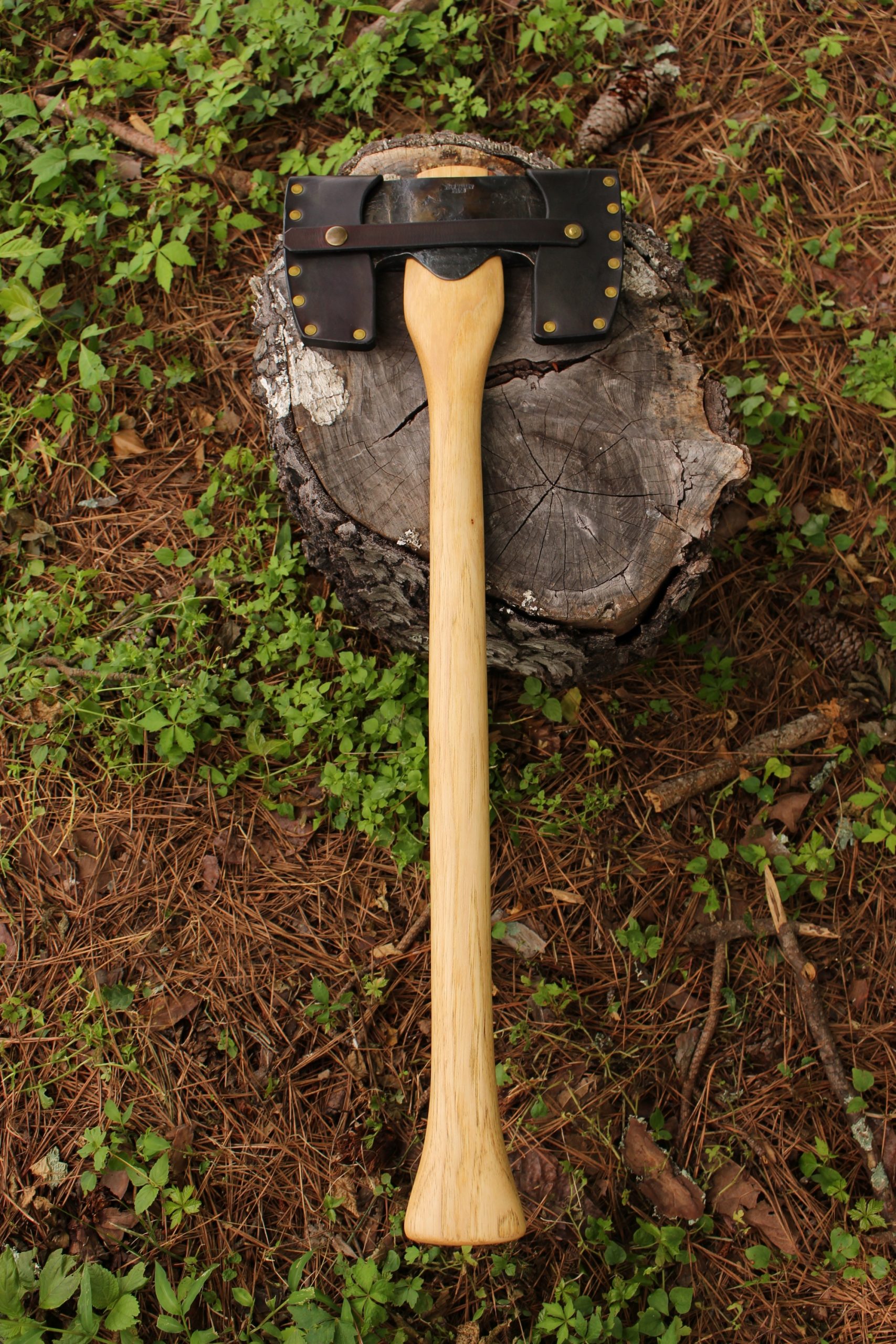 handmade, usa made, usa made axe, hatchet, chopping, wood chopping, outdoor, outdoorsman, survival, backwoodsman, hickory, axe made in america, axes made in the usa, ike bullington, wolf valley forge, valley forge, pack axe, back packing, camping, trail axe, hunting axe, trappers axe, camp axe, bush axe, belt axe, pack axe, leather shoulder rig, chopping axe, leather axe carrier, shoulder sling for axe, carpenter's axe, Wolf Valley Forge, Wolf Valley Forge axe release, Axe Wax, haversack, go back, man purse, man bag, canvas bag, reenactor, reenacting, Trekker Axe