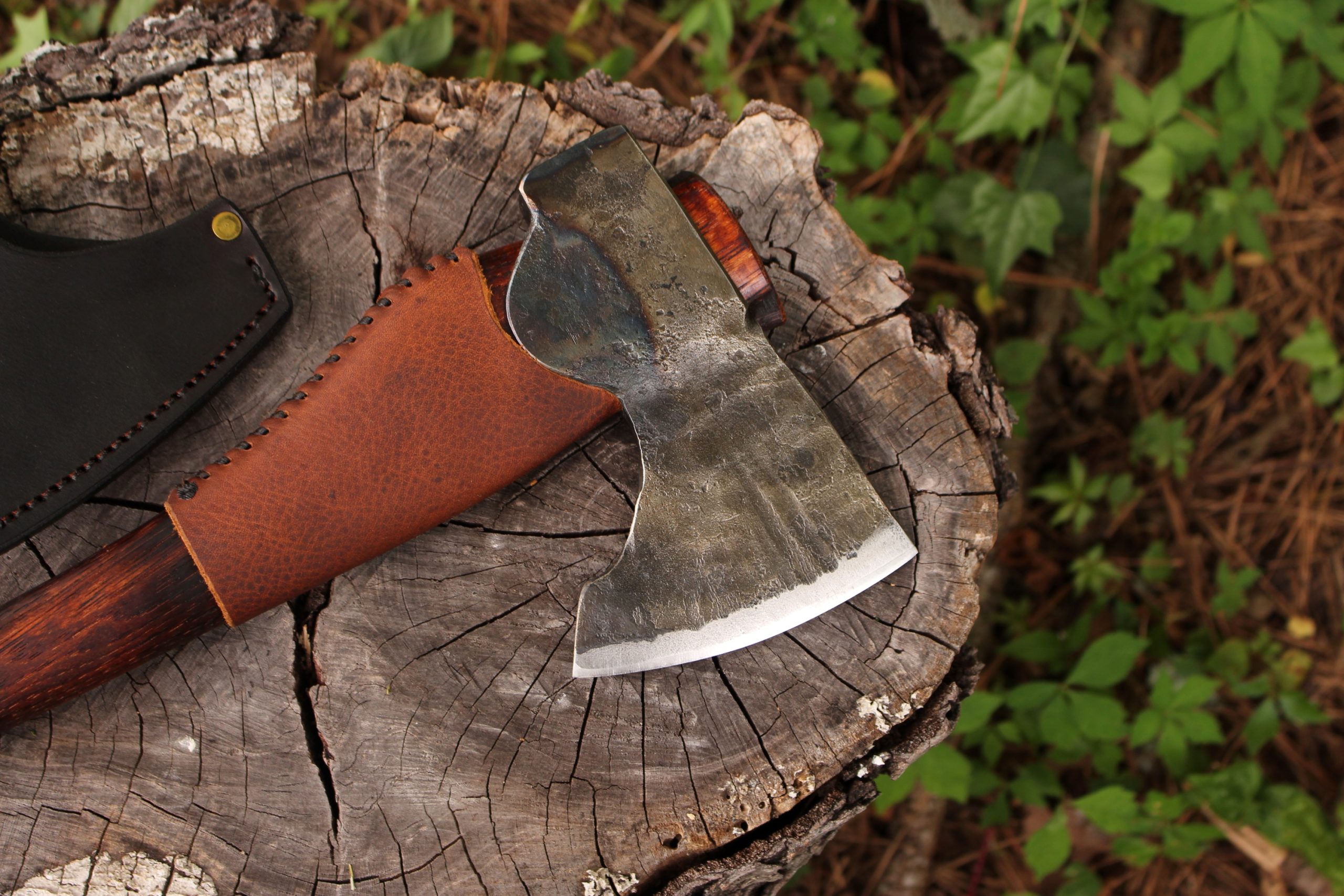 handmade, usa made, usa made axe, hatchet, chopping, wood chopping, outdoor, outdoorsman, survival, backwoodsman, hickory, axe made in america, axes made in the usa, ike bullington, wolf valley forge, valley forge, pack axe, back packing, camping, trail axe, hunting axe, trappers axe, camp axe, bush axe, belt axe, pack axe, leather shoulder rig, chopping axe, leather axe carrier, shoulder sling for axe, carpenter's axe, Wolf Valley Forge, Wolf Valley Forge axe release, Axe Wax, haversack, go back, man purse, man bag, canvas bag, reenactor, reenacting, The Trekker