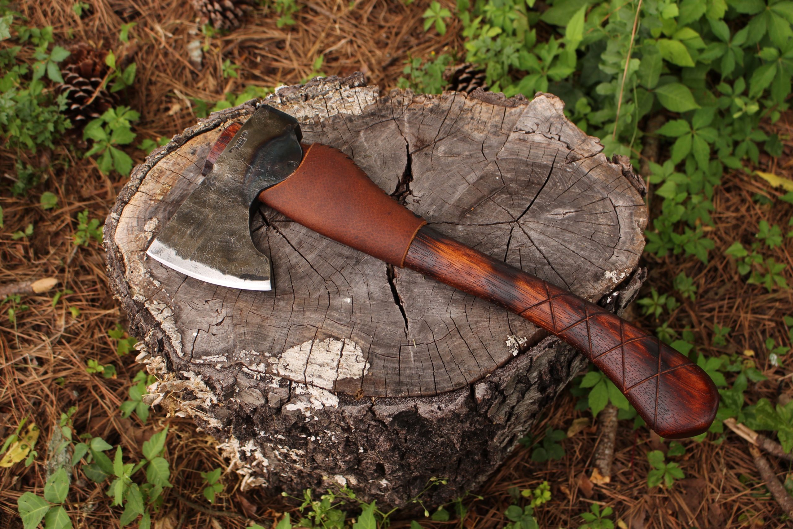 handmade, usa made, usa made axe, hatchet, chopping, wood chopping, outdoor, outdoorsman, survival, backwoodsman, hickory, axe made in america, axes made in the usa, ike bullington, wolf valley forge, valley forge, pack axe, back packing, camping, trail axe, hunting axe, trappers axe, camp axe, bush axe, belt axe, pack axe, leather shoulder rig, chopping axe, leather axe carrier, shoulder sling for axe, carpenter's axe, Wolf Valley Forge, Wolf Valley Forge axe release, Axe Wax, haversack, go back, man purse, man bag, canvas bag, reenactor, reenacting, The Trekker