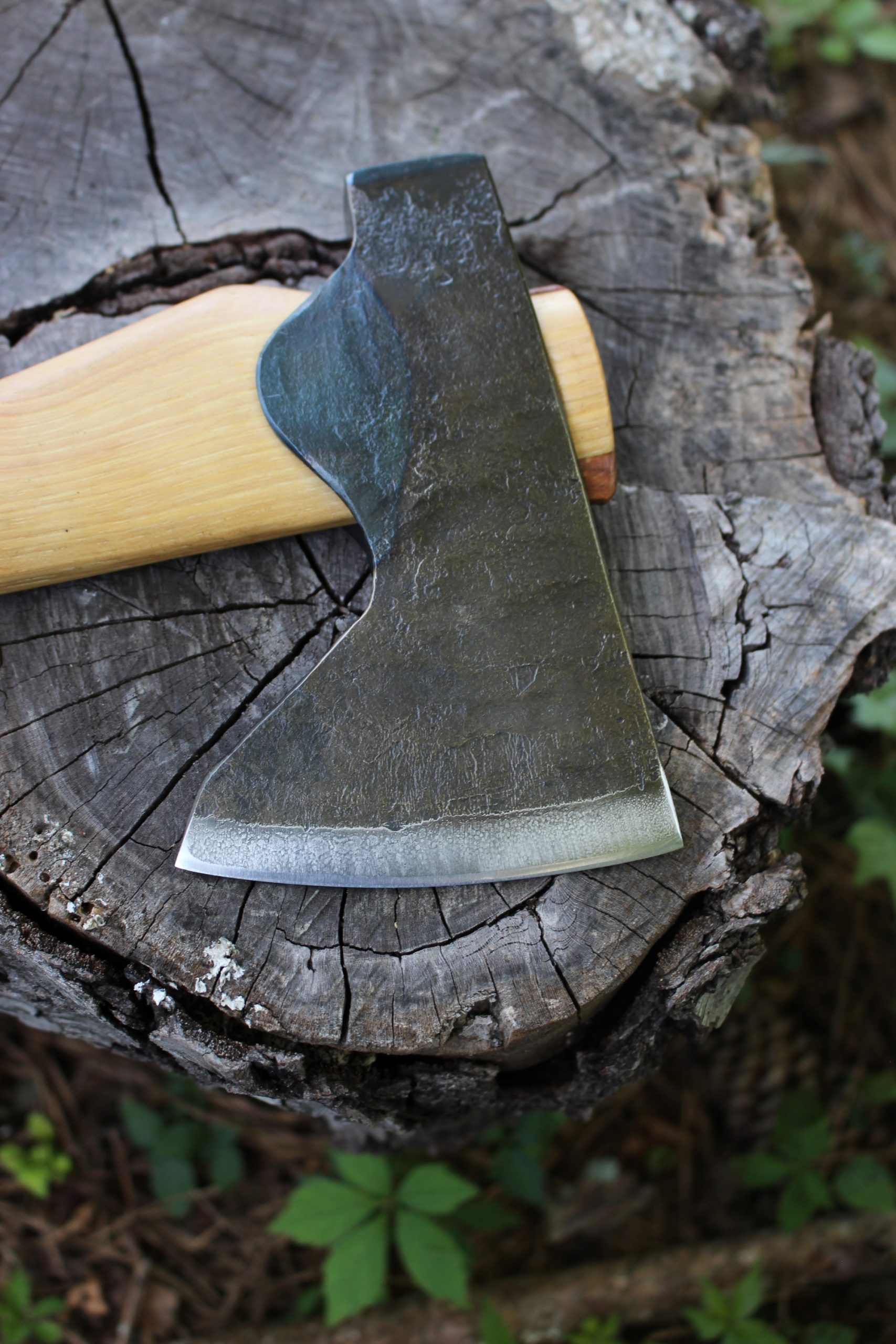 handmade, usa made, usa made axe, hatchet, chopping, wood chopping, outdoor, outdoorsman, survival, backwoodsman, hickory, axe made in america, axes made in the usa, ike bullington, wolf valley forge, valley forge, pack axe, back packing, camping, trail axe, hunting axe, trappers axe, camp axe, bush axe, belt axe, pack axe, leather shoulder rig, chopping axe, leather axe carrier, shoulder sling for axe, carpenter's axe, Wolf Valley Forge, Wolf Valley Forge axe release, Axe Wax, haversack, go back, man purse, man bag, canvas bag, reenactor, reenacting, The Trekker