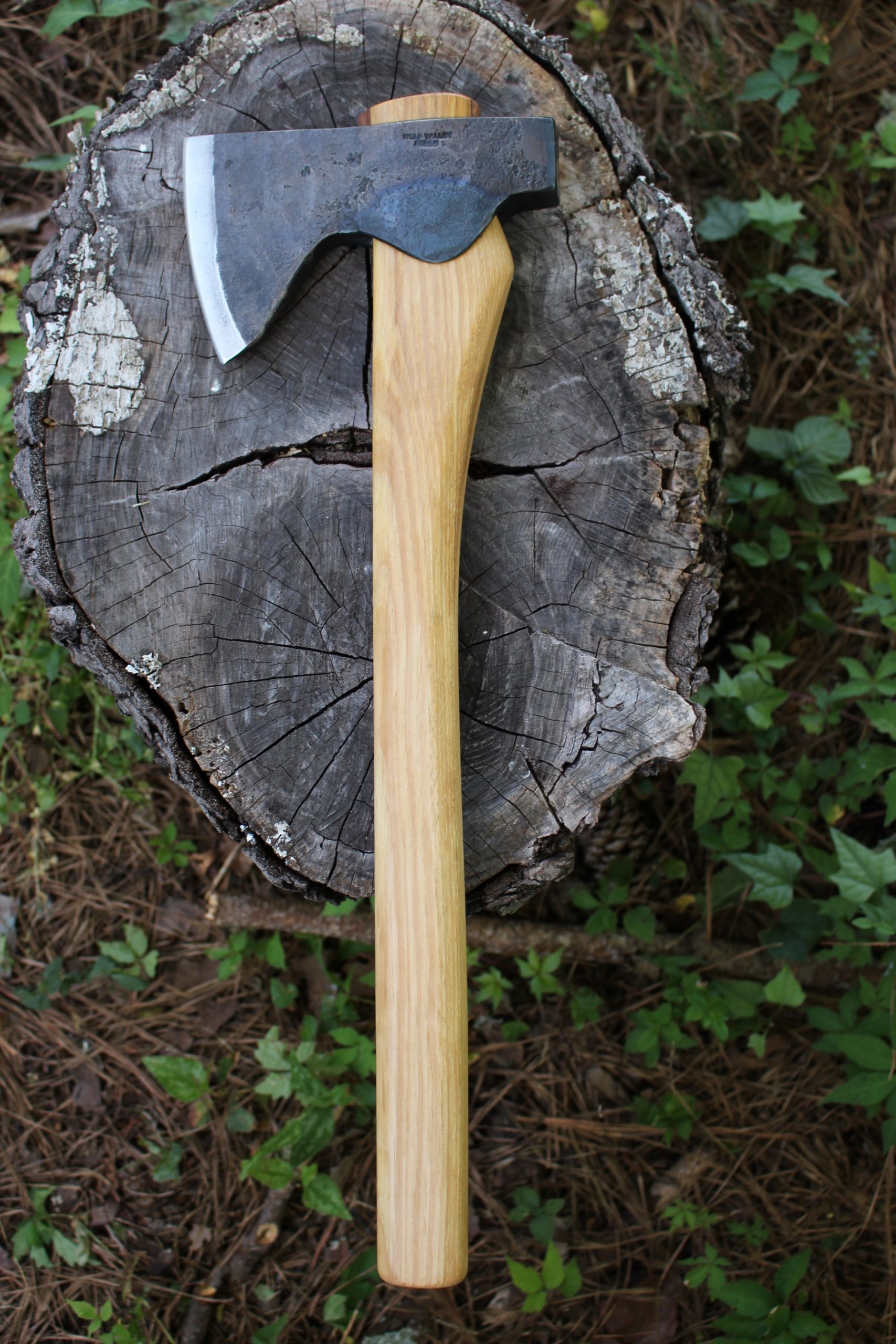 handmade, usa made, usa made axe, hatchet, chopping, wood chopping, outdoor, outdoorsman, survival, backwoodsman, hickory, axe made in america, axes made in the usa, ike bullington, wolf valley forge, valley forge, pack axe, back packing, camping, trail axe, hunting axe, trappers axe, camp axe, bush axe, belt axe, pack axe, leather shoulder rig, chopping axe, leather axe carrier, shoulder sling for axe, carpenter's axe, Wolf Valley Forge, Wolf Valley Forge axe release, Axe Wax, haversack, go back, man purse, man bag, canvas bag, reenactor, reenacting, The Trekker