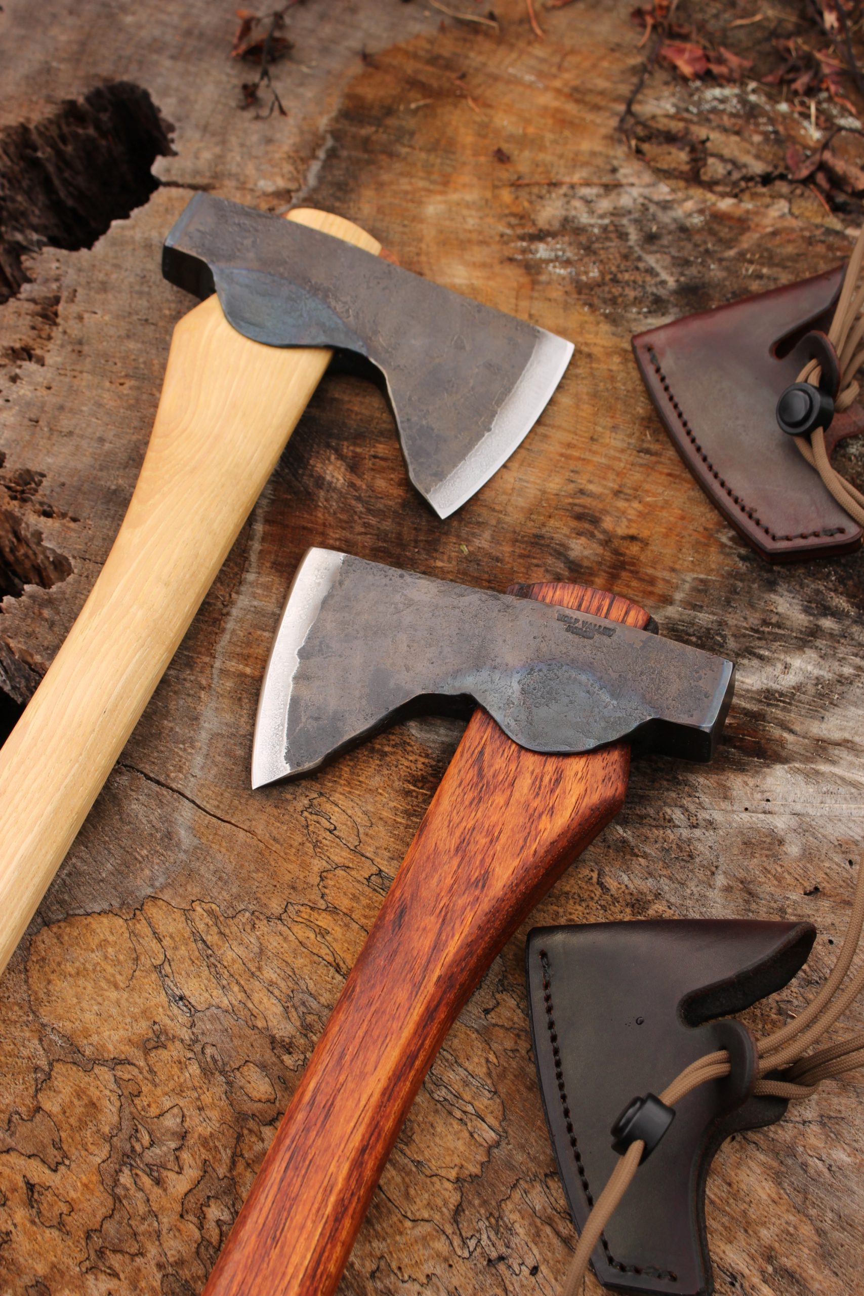 handmade, usa made, usa made axe, hatchet, chopping, wood chopping, outdoor, outdoorsman, survival, backwoodsman, hickory, axe made in america, axes made in the usa, ike bullington, wolf valley forge, valley forge, pack axe, back packing, camping, trail axe, hunting axe, trappers axe, camp axe, bush axe, belt axe, pack axe, leather shoulder rig, chopping axe, leather axe carrier, shoulder sling for axe, carpenter's axe, Wolf Valley Forge, Wolf Valley Forge axe release, Axe Wax, haversack, go back, man purse, man bag, canvas bag, reenactor, reenacting, The Trekker