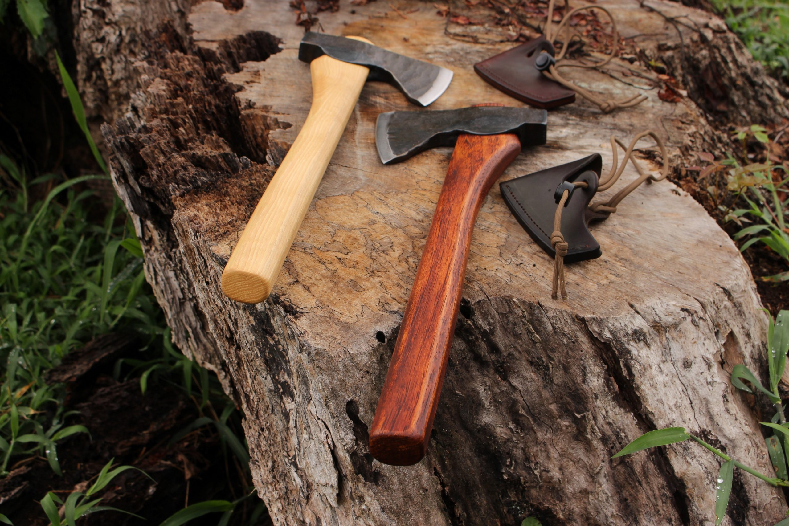 handmade, usa made, usa made axe, hatchet, chopping, wood chopping, outdoor, outdoorsman, survival, backwoodsman, hickory, axe made in america, axes made in the usa, ike bullington, wolf valley forge, valley forge, pack axe, back packing, camping, trail axe, hunting axe, trappers axe, camp axe, bush axe, belt axe, pack axe, leather shoulder rig, chopping axe, leather axe carrier, shoulder sling for axe, carpenter's axe, Wolf Valley Forge, Wolf Valley Forge axe release, Axe Wax, haversack, go back, man purse, man bag, canvas bag, reenactor, reenacting, The Trekker