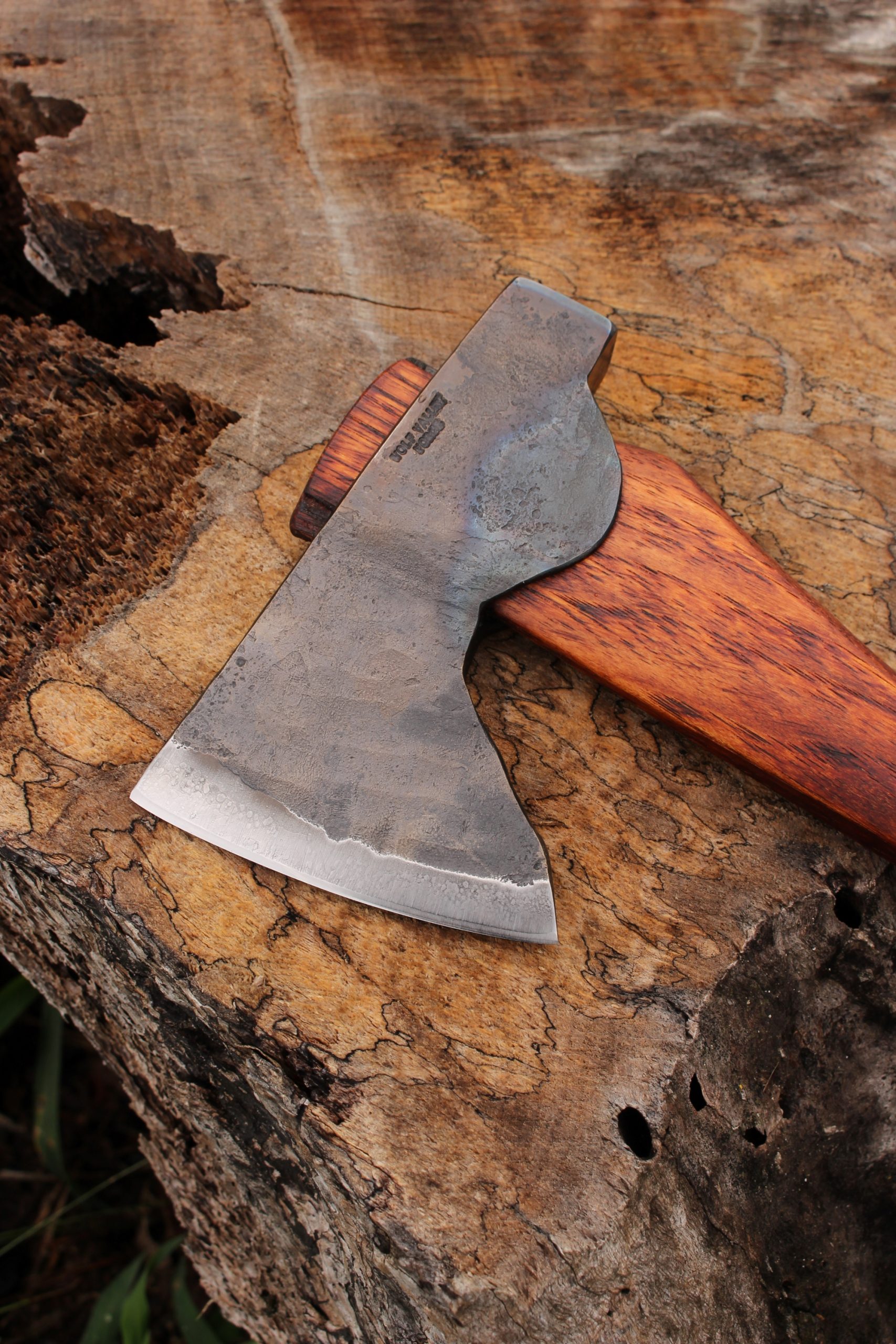 handmade, usa made, usa made axe, hatchet, chopping, wood chopping, outdoor, outdoorsman, survival, backwoodsman, hickory, axe made in america, axes made in the usa, ike bullington, wolf valley forge, valley forge, pack axe, back packing, camping, trail axe, hunting axe, trappers axe, camp axe, bush axe, belt axe, pack axe, leather shoulder rig, chopping axe, leather axe carrier, shoulder sling for axe, carpenter's axe, Wolf Valley Forge, Wolf Valley Forge axe release, Axe Wax, haversack, go back, man purse, man bag, canvas bag, reenactor, reenacting, The Trekker