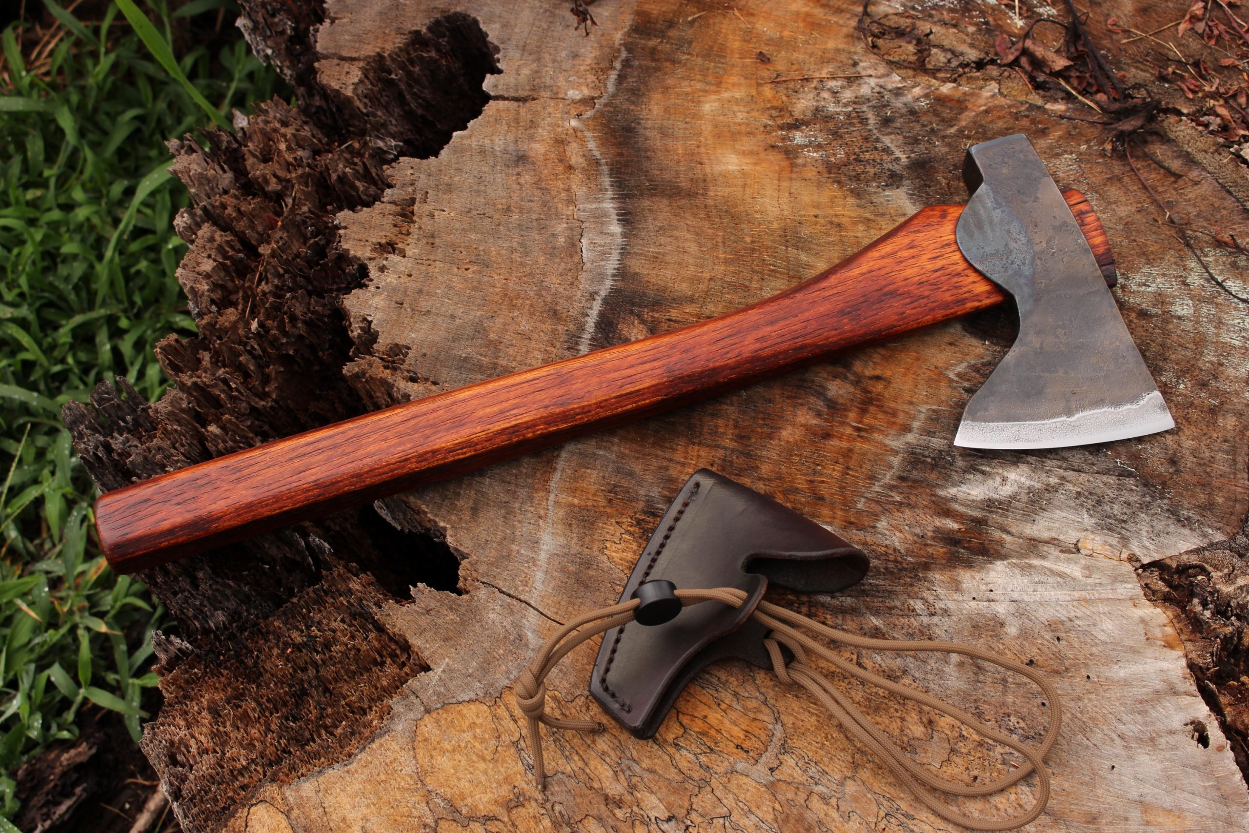 handmade, usa made, usa made axe, hatchet, chopping, wood chopping, outdoor, outdoorsman, survival, backwoodsman, hickory, axe made in america, axes made in the usa, ike bullington, wolf valley forge, valley forge, pack axe, back packing, camping, trail axe, hunting axe, trappers axe, camp axe, bush axe, belt axe, pack axe, leather shoulder rig, chopping axe, leather axe carrier, shoulder sling for axe, carpenter's axe, Wolf Valley Forge, Wolf Valley Forge axe release, Axe Wax, haversack, go back, man purse, man bag, canvas bag, reenactor, reenacting, The Trekker