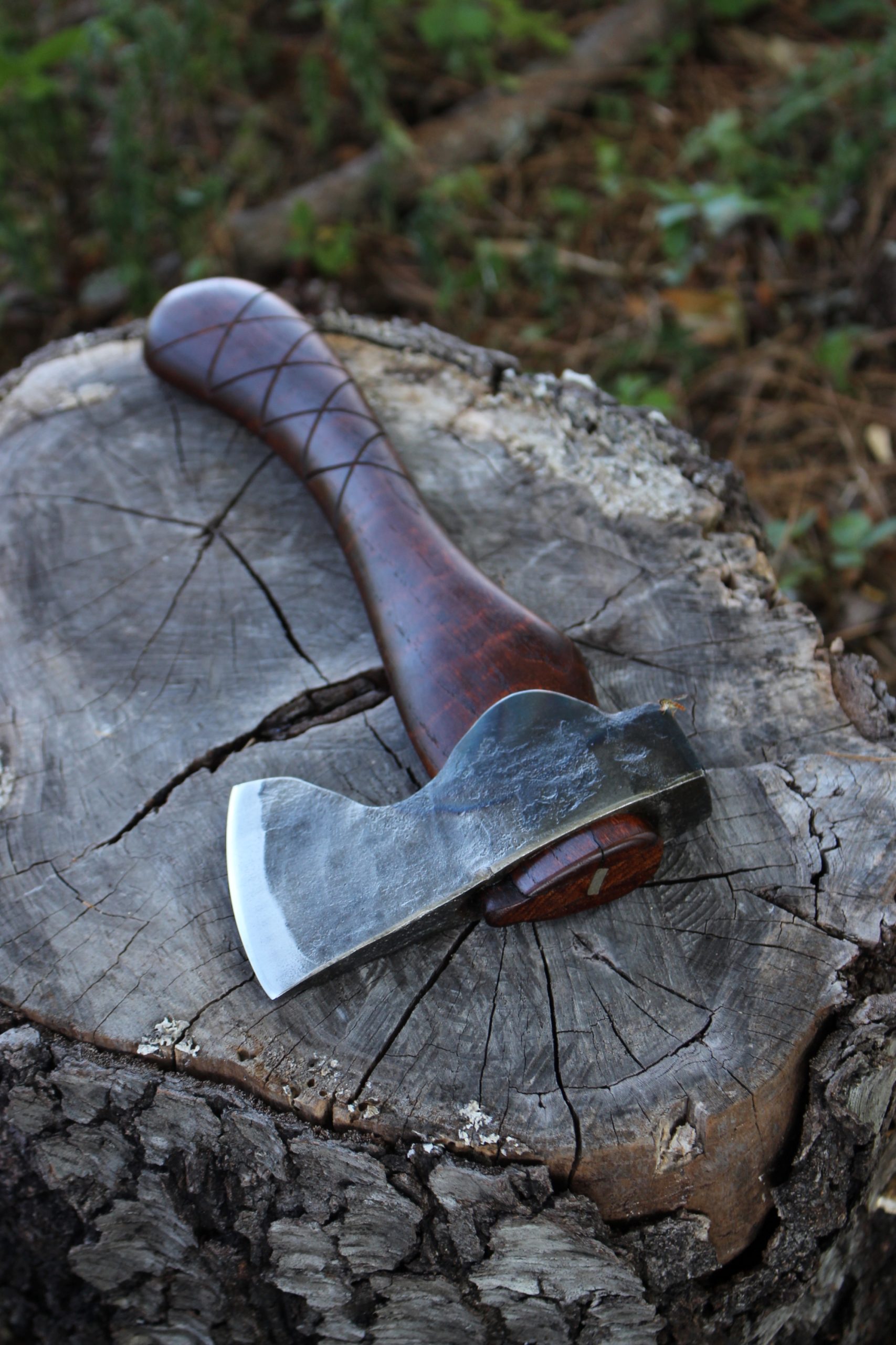 handmade, usa made, usa made axe, hatchet, chopping, wood chopping, outdoor, outdoorsman, survival, backwoodsman, hickory, axe made in america, axes made in the usa, ike bullington, wolf valley forge, valley forge, pack axe, back packing, camping, trail axe, hunting axe, trappers axe, camp axe, bush axe, belt axe, pack axe, leather shoulder rig, chopping axe, leather axe carrier, shoulder sling for axe, carpenter's axe, Wolf Valley Forge, Wolf Valley Forge axe release, Axe Wax, haversack, go back, man purse, man bag, canvas bag, reenactor, reenacting, The Trekker