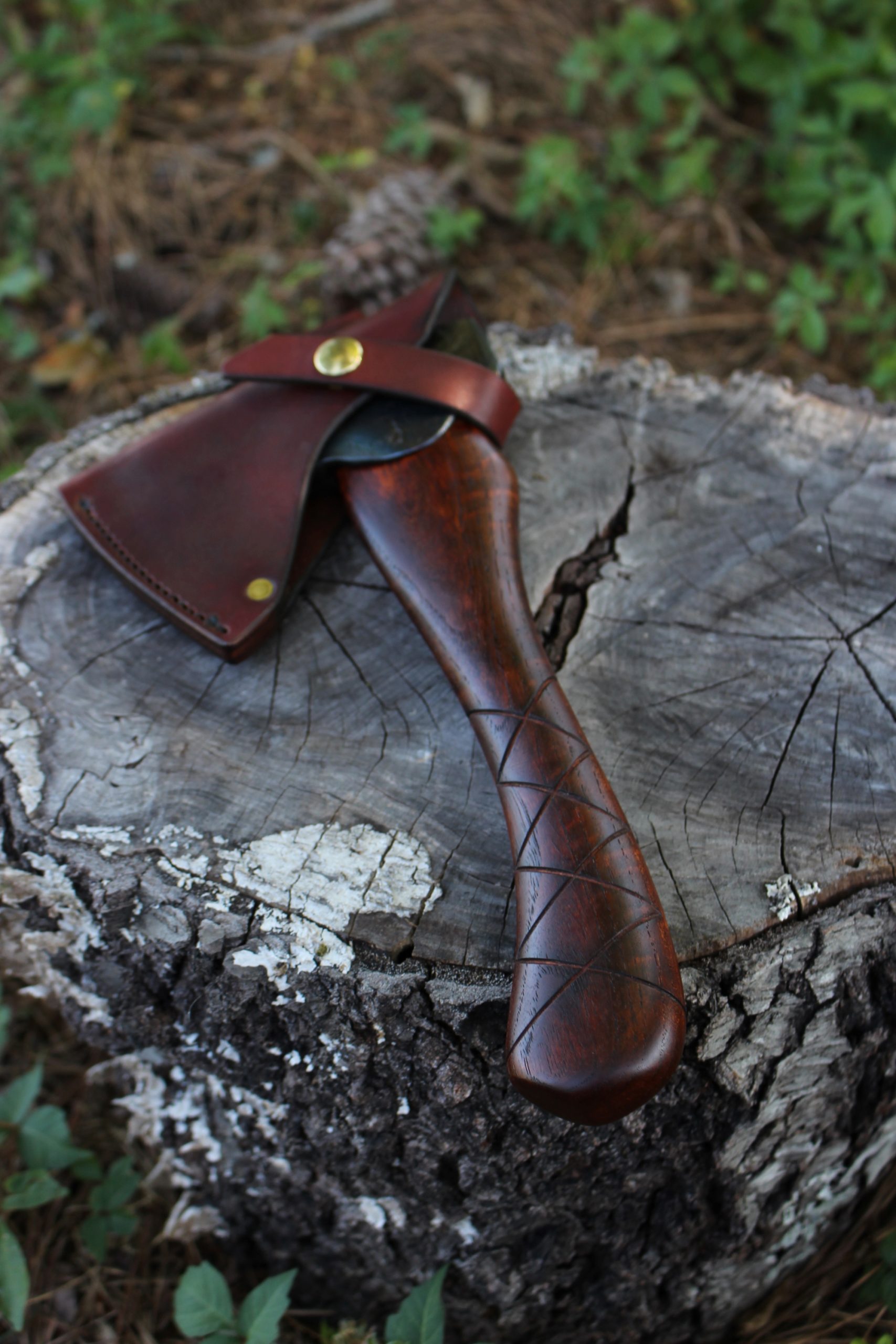 handmade, usa made, usa made axe, hatchet, chopping, wood chopping, outdoor, outdoorsman, survival, backwoodsman, hickory, axe made in america, axes made in the usa, ike bullington, wolf valley forge, valley forge, pack axe, back packing, camping, trail axe, hunting axe, trappers axe, camp axe, bush axe, belt axe, pack axe, leather shoulder rig, chopping axe, leather axe carrier, shoulder sling for axe, carpenter's axe, Wolf Valley Forge, Wolf Valley Forge axe release, Axe Wax, haversack, go back, man purse, man bag, canvas bag, reenactor, reenacting, The Trekker