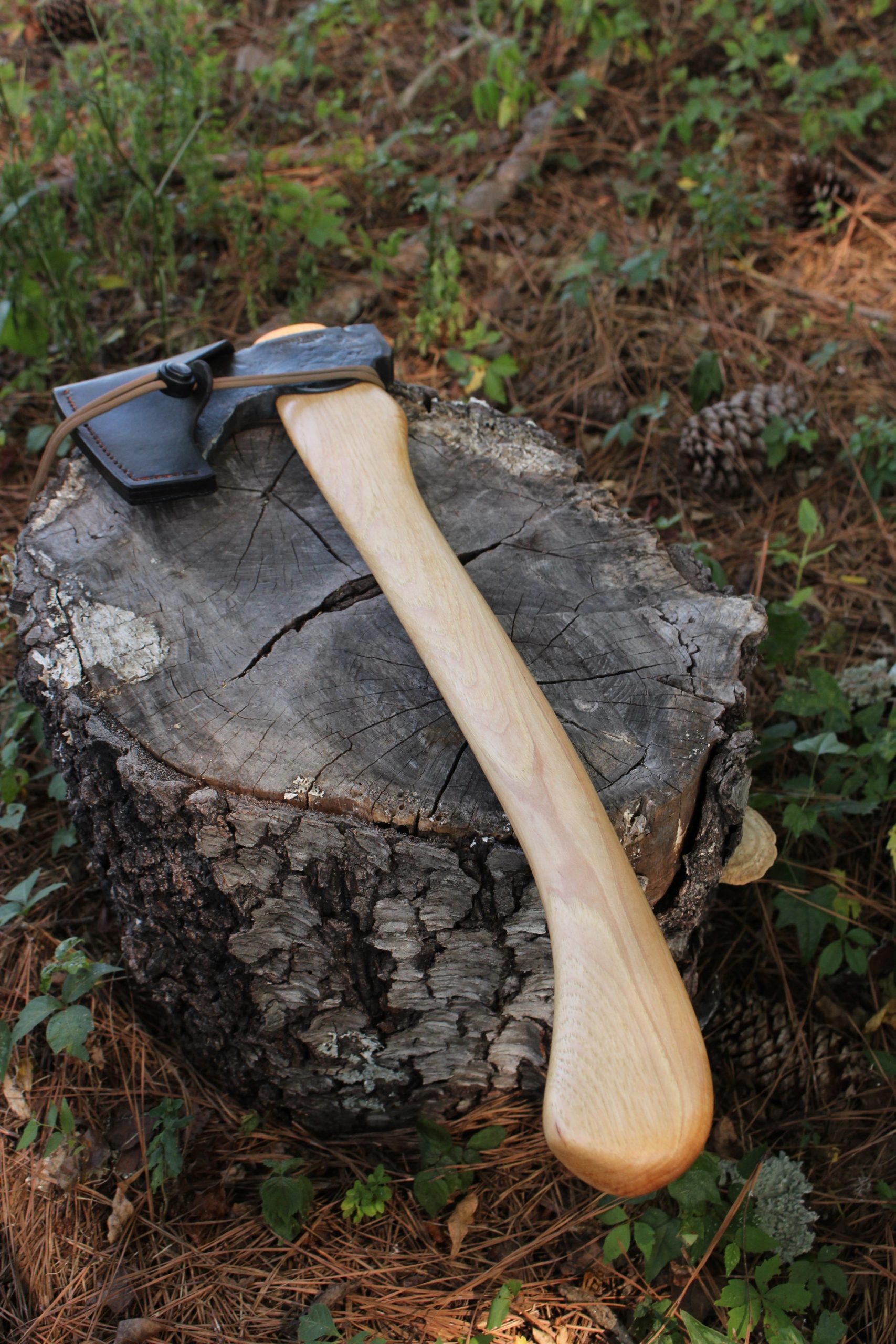 handmade, usa made, usa made axe, hatchet, chopping, wood chopping, outdoor, outdoorsman, survival, backwoodsman, hickory, axe made in america, axes made in the usa, ike bullington, wolf valley forge, valley forge, pack axe, back packing, camping, trail axe, hunting axe, trappers axe, camp axe, bush axe, belt axe, pack axe, leather shoulder rig, chopping axe, leather axe carrier, shoulder sling for axe, carpenter's axe, Wolf Valley Forge, Wolf Valley Forge axe release, Axe Wax, haversack, go back, man purse, man bag, canvas bag, reenactor, reenacting, The Trekker