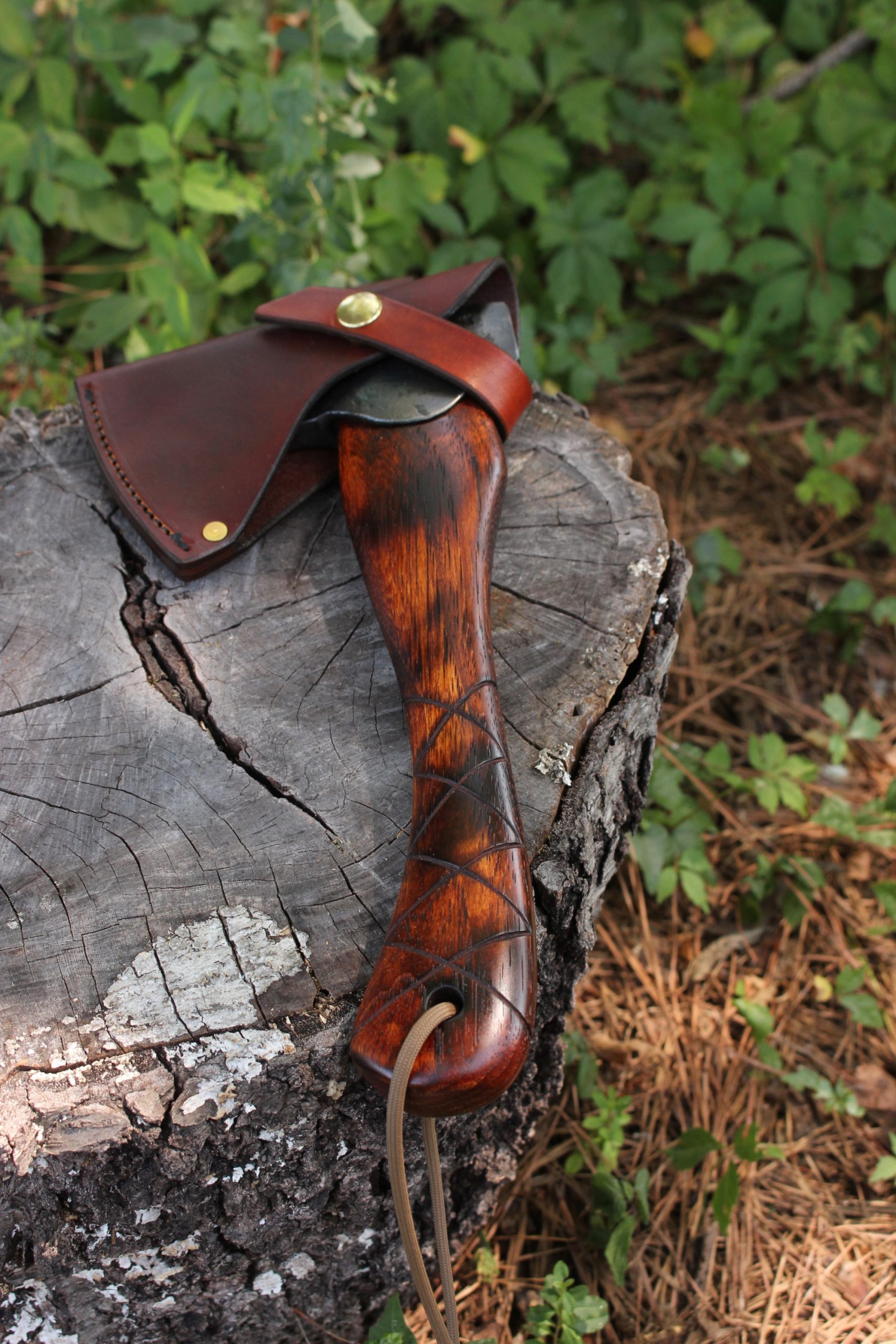 handmade, usa made, usa made axe, hatchet, chopping, wood chopping, outdoor, outdoorsman, survival, backwoodsman, hickory, axe made in america, axes made in the usa, ike bullington, wolf valley forge, valley forge, pack axe, back packing, camping, trail axe, hunting axe, trappers axe, camp axe, bush axe, belt axe, pack axe, leather shoulder rig, chopping axe, leather axe carrier, shoulder sling for axe, carpenter's axe, Wolf Valley Forge, Wolf Valley Forge axe release, Axe Wax, haversack, go back, man purse, man bag, canvas bag, reenactor, reenacting, The Trekker