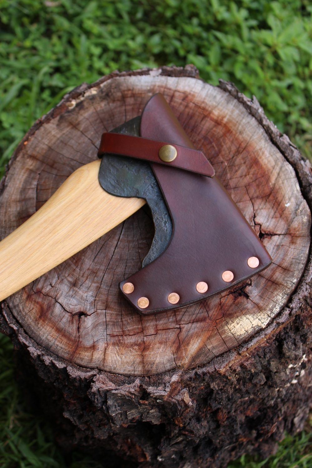 handmade, usa made, usa made axe, hatchet, chopping, wood chopping, outdoor, outdoorsman, survival, backwoodsman, hickory, axe made in america, axes made in the usa, ike bullington, wolf valley forge, valley forge, pack axe, back packing, camping, trail axe, hunting axe, trappers axe, camp axe, bush axe, belt axe, pack axe, leather shoulder rig, chopping axe, leather axe carrier, shoulder sling for axe, carpenter's axe, Wolf Valley Forge, Wolf Valley Forge axe release, Axe Wax, haversack, go back, man purse, man bag, canvas bag, reenactor, reenacting