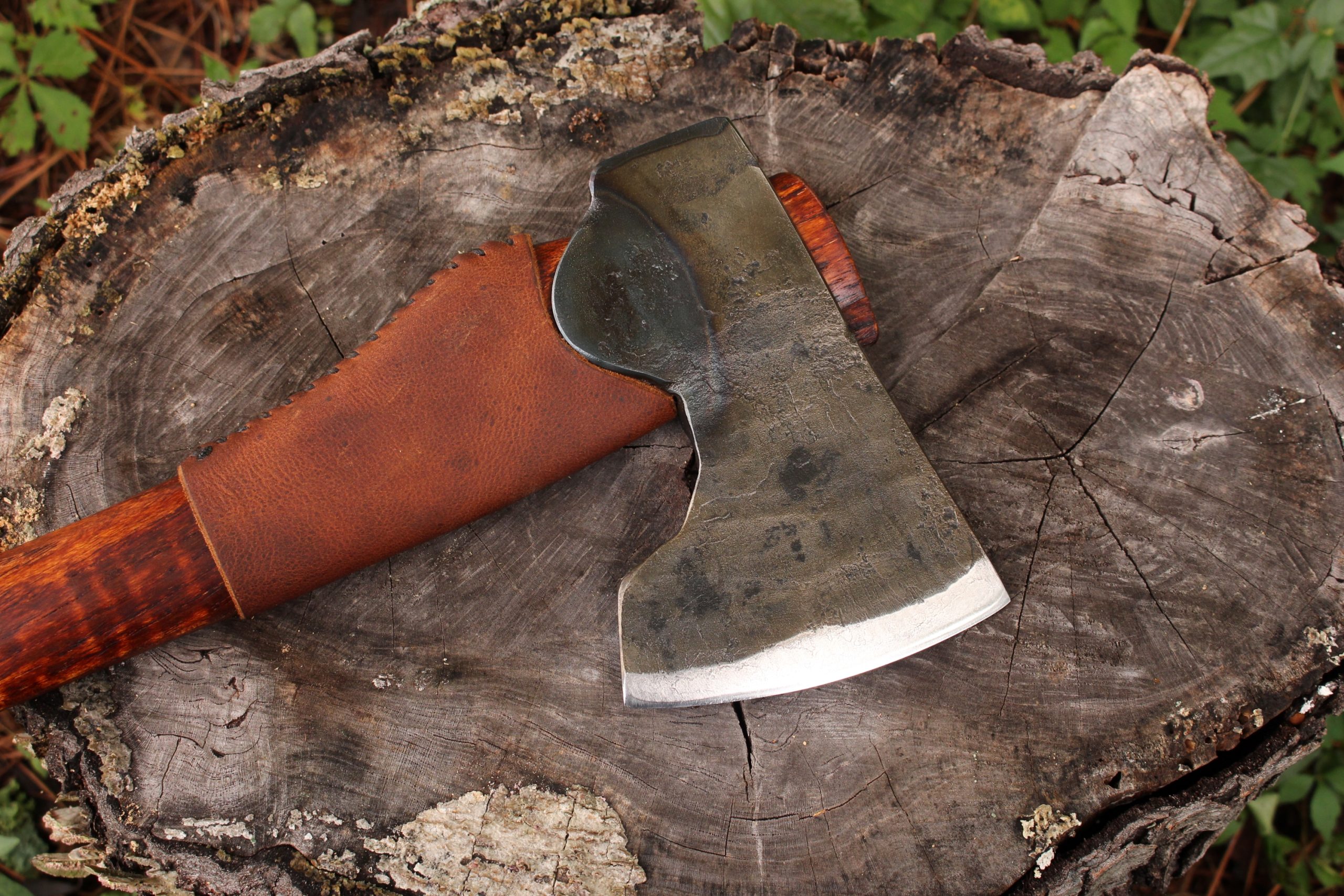 handmade, usa made, usa made axe, hatchet, chopping, wood chopping, outdoor, outdoorsman, survival, backwoodsman, hickory, axe made in america, axes made in the usa, ike bullington, wolf valley forge, valley forge, pack axe, back packing, camping, trail axe, hunting axe, trappers axe, camp axe, bush axe, belt axe, pack axe, leather shoulder rig, chopping axe, leather axe carrier, shoulder sling for axe, carpenter's axe, Wolf Valley Forge, Wolf Valley Forge axe release, Axe Wax, haversack, go back, man purse, man bag, canvas bag, reenactor, reenacting, The Trekker