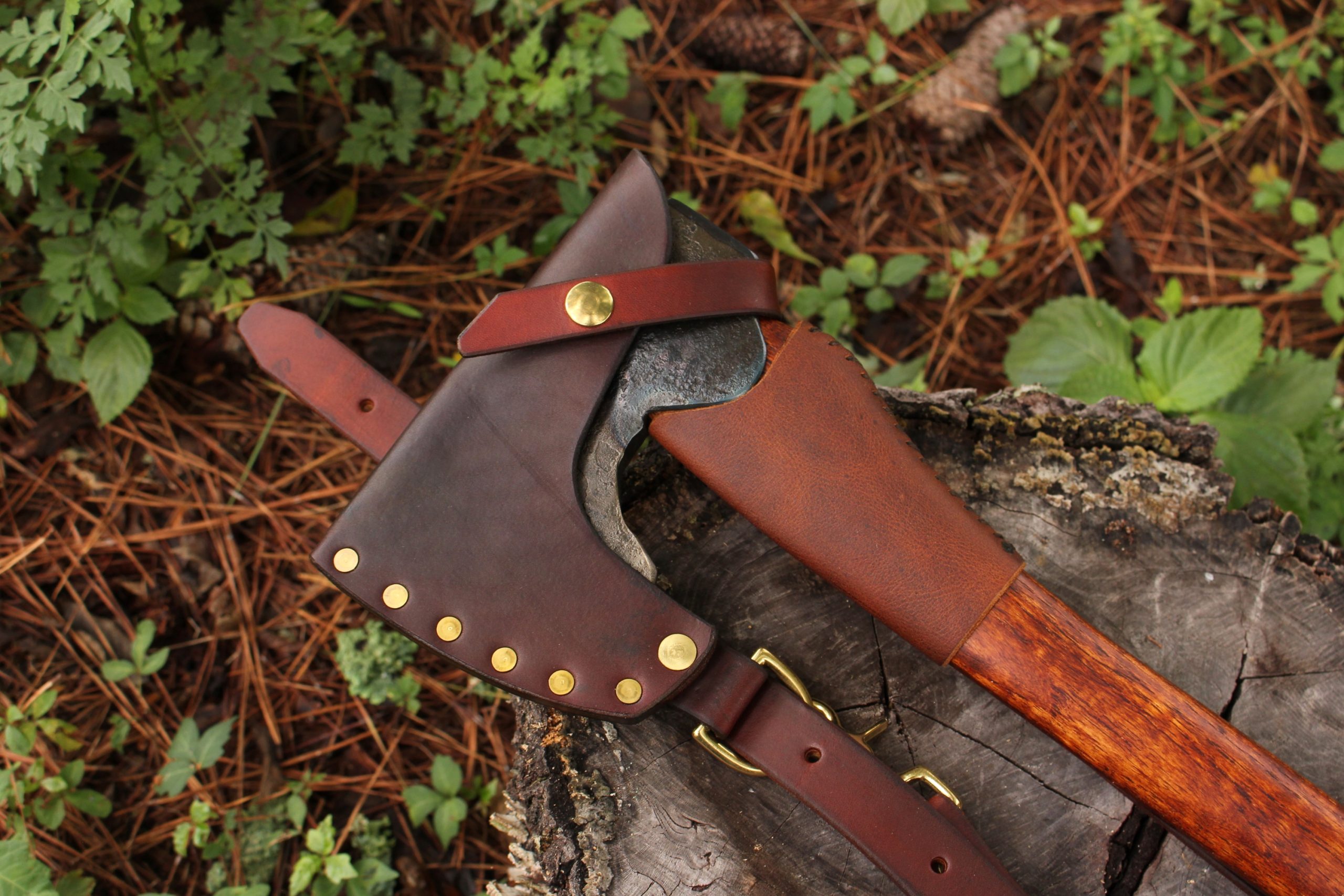 handmade, usa made, usa made axe, hatchet, chopping, wood chopping, outdoor, outdoorsman, survival, backwoodsman, hickory, axe made in america, axes made in the usa, ike bullington, wolf valley forge, valley forge, pack axe, back packing, camping, trail axe, hunting axe, trappers axe, camp axe, bush axe, belt axe, pack axe, leather shoulder rig, chopping axe, leather axe carrier, shoulder sling for axe, carpenter's axe, Wolf Valley Forge, Wolf Valley Forge axe release, Axe Wax, haversack, go back, man purse, man bag, canvas bag, reenactor, reenacting, The Trekker