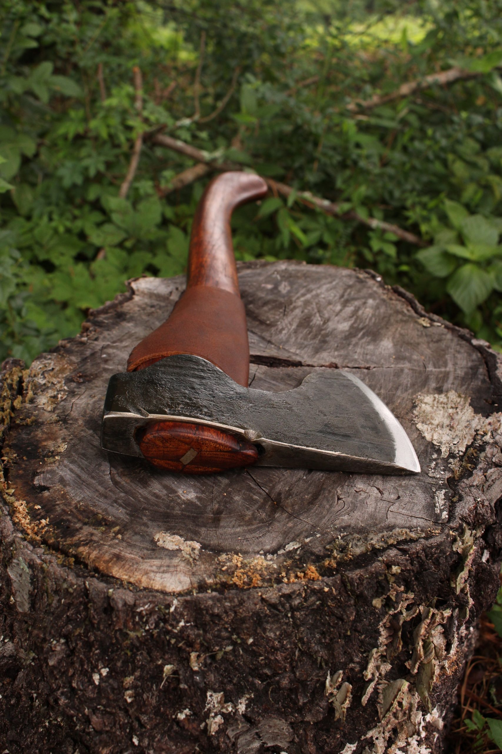 handmade, usa made, usa made axe, hatchet, chopping, wood chopping, outdoor, outdoorsman, survival, backwoodsman, hickory, axe made in america, axes made in the usa, ike bullington, wolf valley forge, valley forge, pack axe, back packing, camping, trail axe, hunting axe, trappers axe, camp axe, bush axe, belt axe, pack axe, leather shoulder rig, chopping axe, leather axe carrier, shoulder sling for axe, carpenter's axe, Wolf Valley Forge, Wolf Valley Forge axe release, Axe Wax, haversack, go back, man purse, man bag, canvas bag, reenactor, reenacting, The Trekker