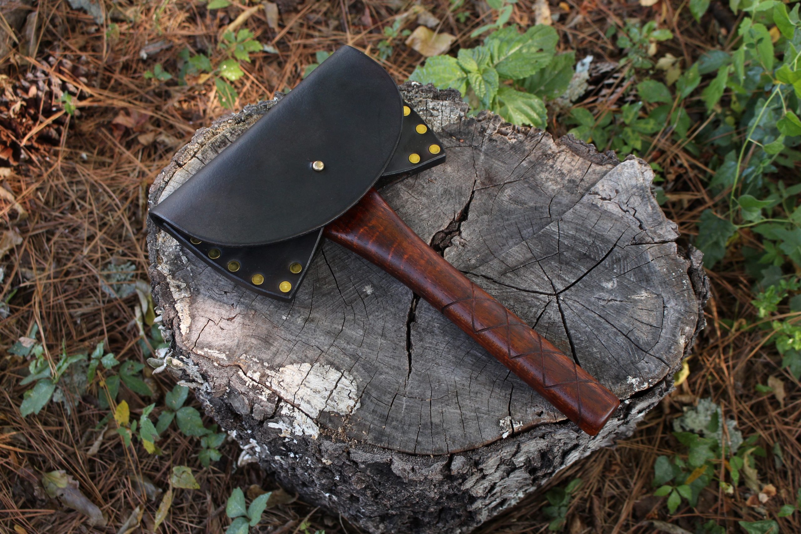 handmade, usa made, usa made axe, hatchet, chopping, wood chopping, outdoor, outdoorsman, survival, backwoodsman, hickory, axe made in america, axes made in the usa, ike bullington, wolf valley forge, valley forge, pack axe, back packing, camping, trail axe, hunting axe, trappers axe, camp axe, bush axe, belt axe, pack axe, leather shoulder rig, chopping axe, leather axe carrier, shoulder sling for axe, carpenter's axe, Wolf Valley Forge, Wolf Valley Forge axe release, Axe Wax, haversack, go back, man purse, man bag, canvas bag, reenactor, reenacting, The Trekker