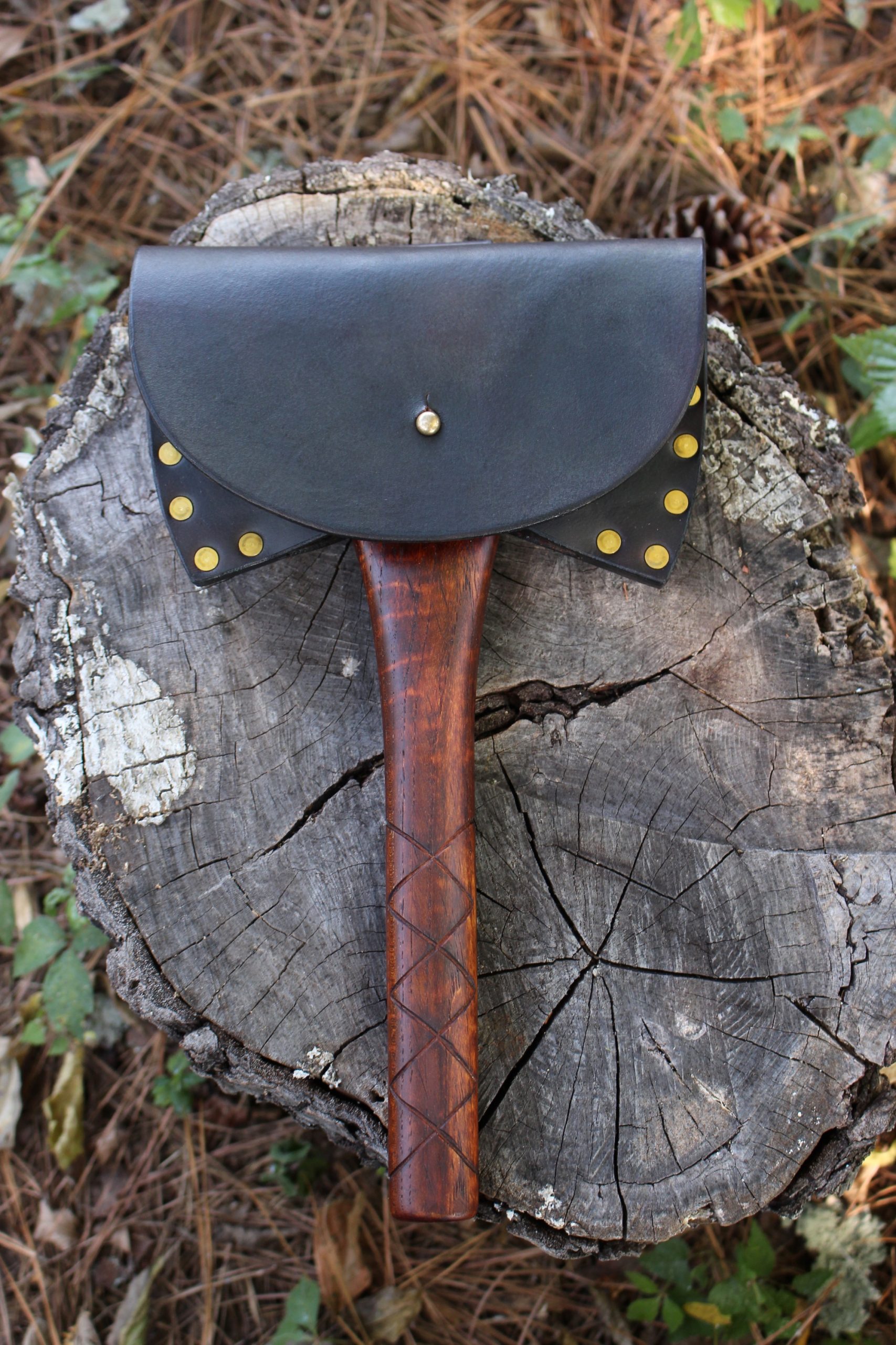 handmade, usa made, usa made axe, hatchet, chopping, wood chopping, outdoor, outdoorsman, survival, backwoodsman, hickory, axe made in america, axes made in the usa, ike bullington, wolf valley forge, valley forge, pack axe, back packing, camping, trail axe, hunting axe, trappers axe, camp axe, bush axe, belt axe, pack axe, leather shoulder rig, chopping axe, leather axe carrier, shoulder sling for axe, carpenter's axe, Wolf Valley Forge, Wolf Valley Forge axe release, Axe Wax, haversack, go back, man purse, man bag, canvas bag, reenactor, reenacting, The Trekker