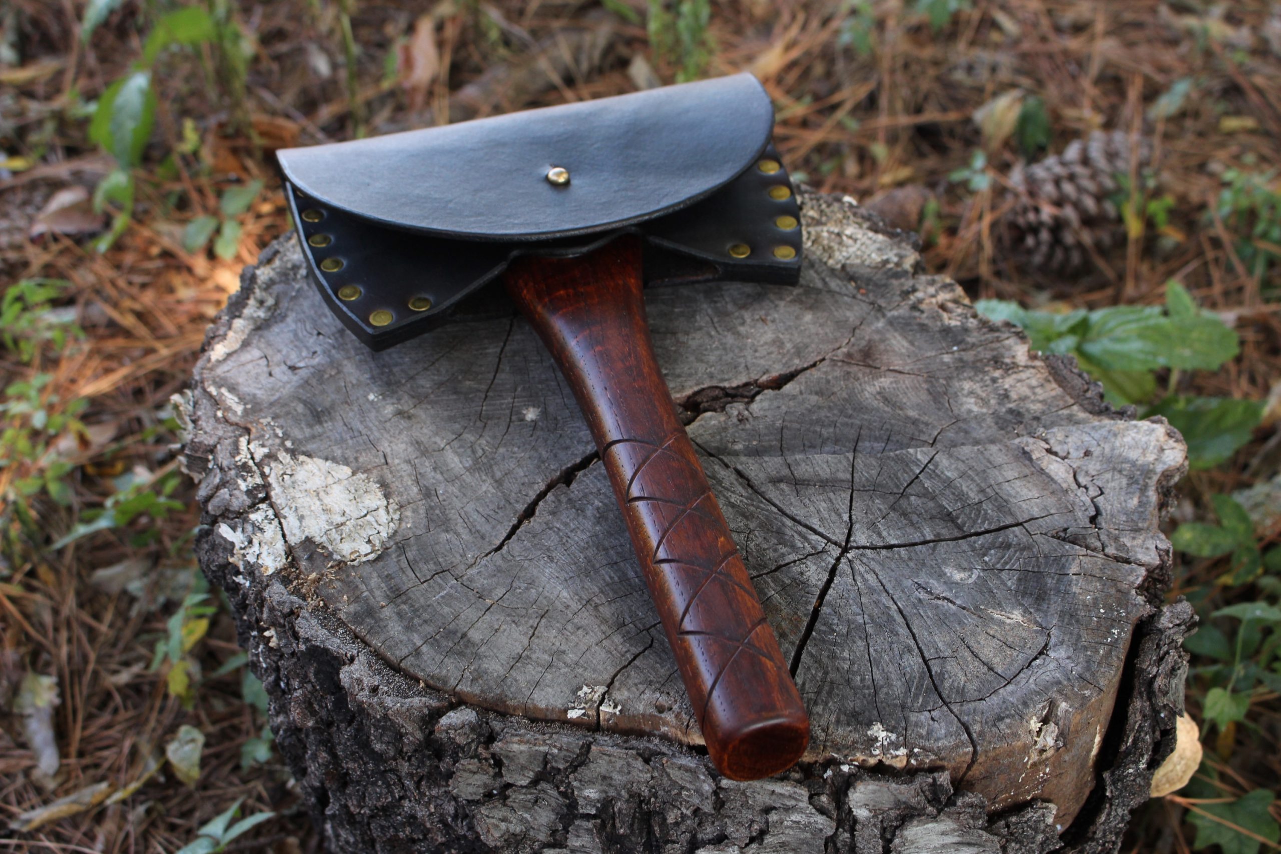 handmade, usa made, usa made axe, hatchet, chopping, wood chopping, outdoor, outdoorsman, survival, backwoodsman, hickory, axe made in america, axes made in the usa, ike bullington, wolf valley forge, valley forge, pack axe, back packing, camping, trail axe, hunting axe, trappers axe, camp axe, bush axe, belt axe, pack axe, leather shoulder rig, chopping axe, leather axe carrier, shoulder sling for axe, carpenter's axe, Wolf Valley Forge, Wolf Valley Forge axe release, Axe Wax, haversack, go back, man purse, man bag, canvas bag, reenactor, reenacting, The Trekker