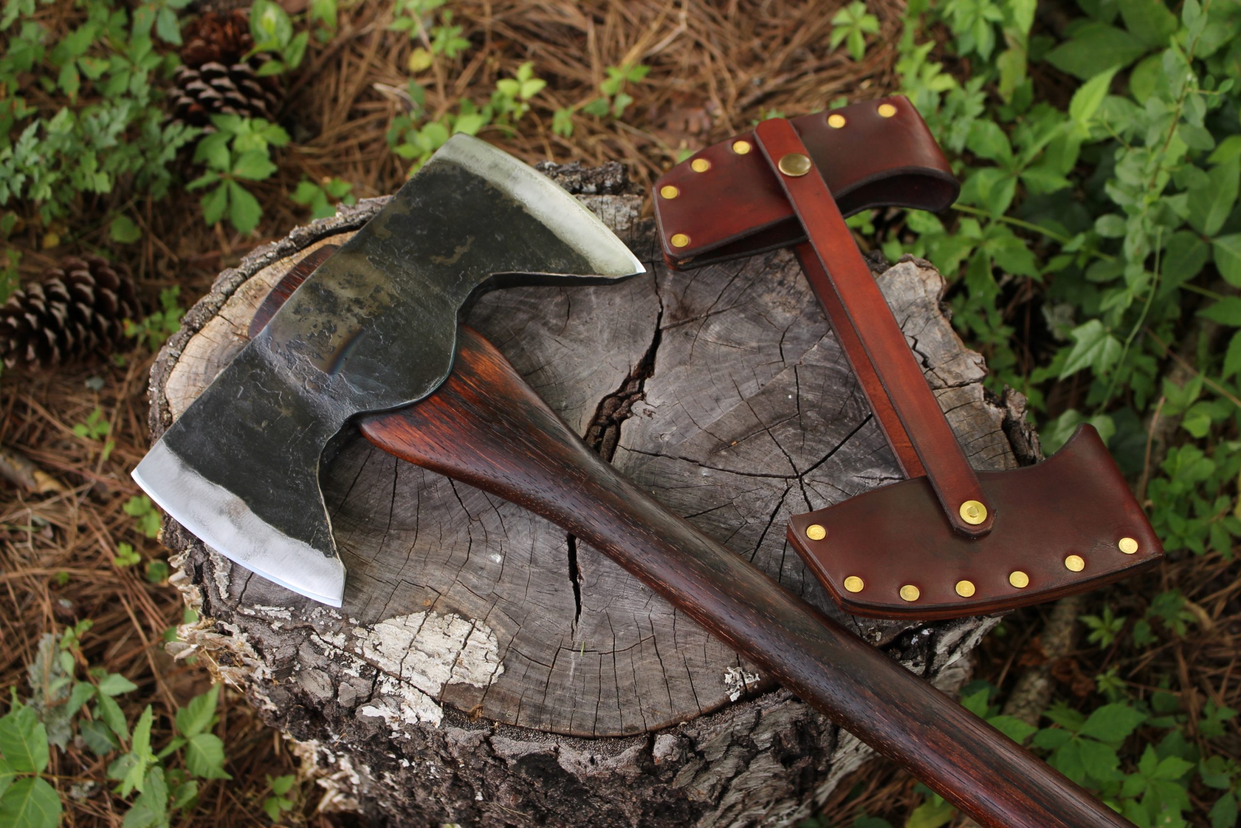 handmade, usa made, usa made axe, hatchet, chopping, wood chopping, outdoor, outdoorsman, survival, backwoodsman, hickory, axe made in america, axes made in the usa, ike bullington, wolf valley forge, valley forge, pack axe, back packing, camping, trail axe, hunting axe, trappers axe, camp axe, bush axe, belt axe, pack axe, leather shoulder rig, chopping axe, leather axe carrier, shoulder sling for axe, carpenter's axe, Wolf Valley Forge, Wolf Valley Forge axe release, Axe Wax, haversack, go back, man purse, man bag, canvas bag, reenactor, reenacting, The Trekker