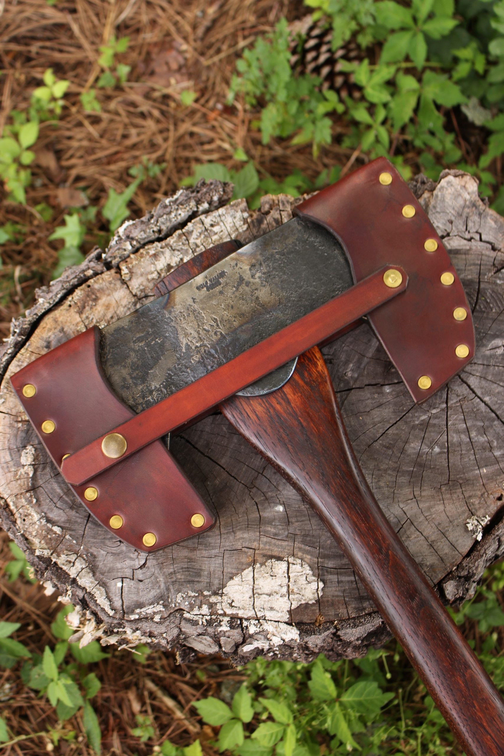 handmade, usa made, usa made axe, hatchet, chopping, wood chopping, outdoor, outdoorsman, survival, backwoodsman, hickory, axe made in america, axes made in the usa, ike bullington, wolf valley forge, valley forge, pack axe, back packing, camping, trail axe, hunting axe, trappers axe, camp axe, bush axe, belt axe, pack axe, leather shoulder rig, chopping axe, leather axe carrier, shoulder sling for axe, carpenter's axe, Wolf Valley Forge, Wolf Valley Forge axe release, Axe Wax, haversack, go back, man purse, man bag, canvas bag, reenactor, reenacting, The Trekker