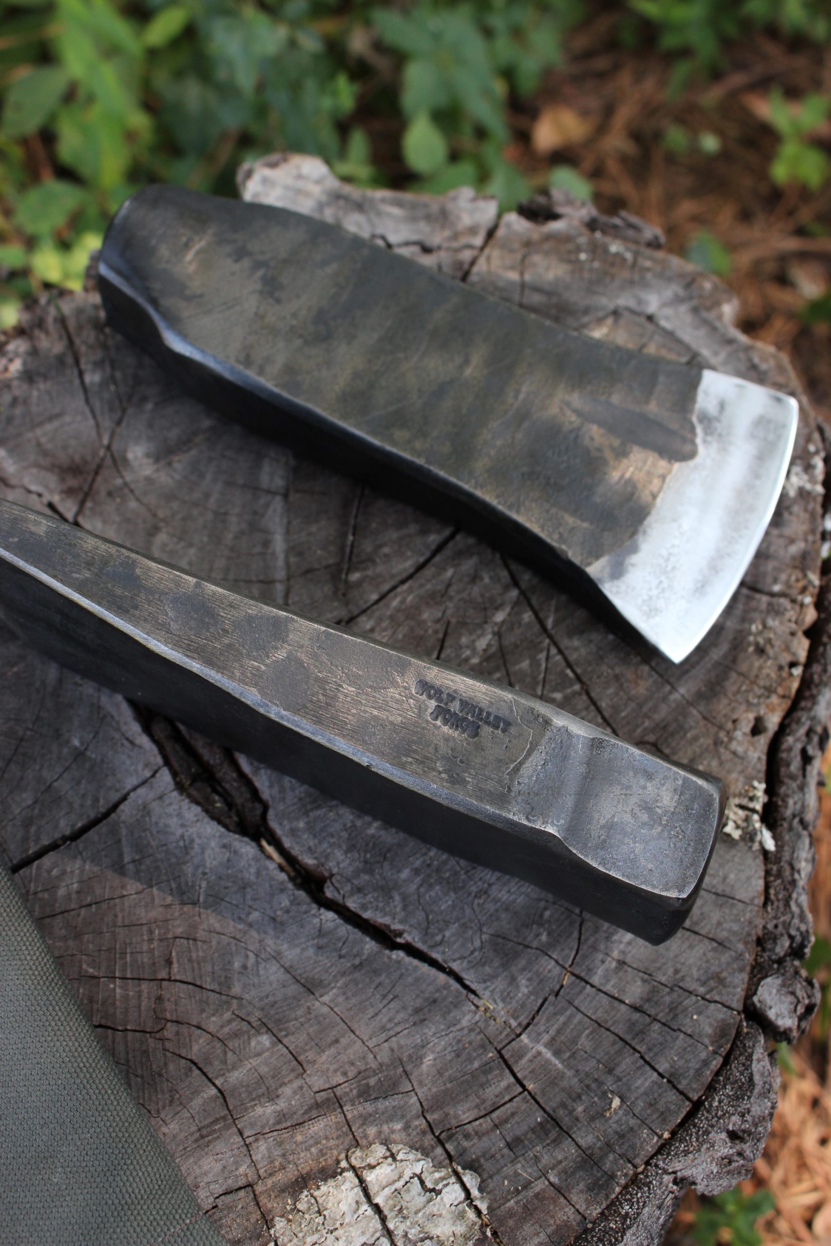 handmade, usa made, usa made axe, hatchet, chopping, wood chopping, outdoor, outdoorsman, survival, backwoodsman, hickory, axe made in america, axes made in the usa, ike bullington, wolf valley forge, valley forge, pack axe, back packing, camping, trail axe, hunting axe, trappers axe, camp axe, bush axe, belt axe, pack axe, leather shoulder rig, chopping axe, leather axe carrier, shoulder sling for axe, carpenter's axe, Wolf Valley Forge, Wolf Valley Forge axe release, Axe Wax, haversack, go bag, man purse, man bag, canvas bag, reenactor, reenacting, Trekker Axe, Axe Life, Splitting Wedge, Handforged Splitting Wedge