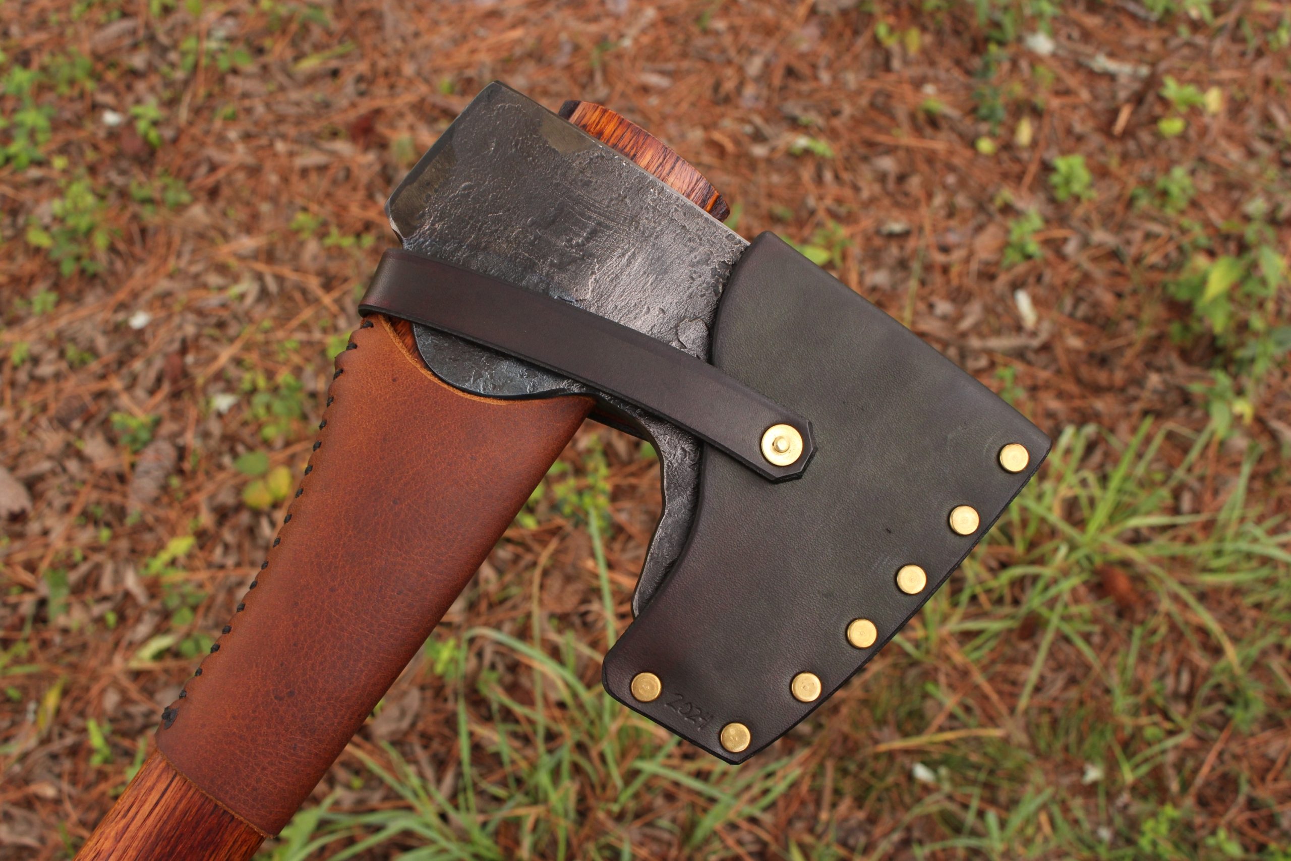 handmade, usa made, usa made axe, hatchet, chopping, wood chopping, outdoor, outdoorsman, survival, backwoodsman, hickory, axe made in america, axes made in the usa, ike bullington, wolf valley forge, valley forge, pack axe, back packing, camping, trail axe, hunting axe, trappers axe, camp axe, bush axe, belt axe, pack axe, leather shoulder rig, chopping axe, leather axe carrier, shoulder sling for axe, carpenter's axe, Wolf Valley Forge, Wolf Valley Forge axe release, Axe Wax, haversack, go back, man purse, man bag, canvas bag, reenactor, reenacting, Trekker Axe, Axe Life