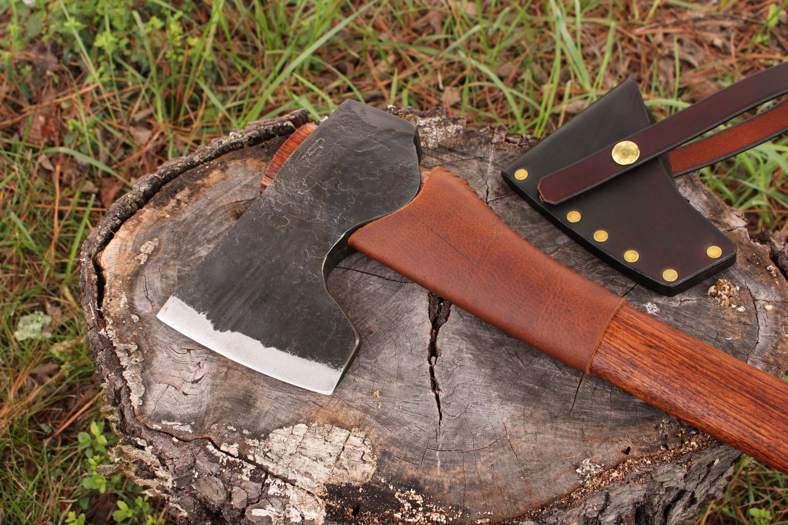 handmade, usa made, usa made axe, hatchet, chopping, wood chopping, outdoor, outdoorsman, survival, backwoodsman, hickory, axe made in america, axes made in the usa, ike bullington, wolf valley forge, valley forge, pack axe, back packing, camping, trail axe, hunting axe, trappers axe, camp axe, bush axe, belt axe, pack axe, leather shoulder rig, chopping axe, leather axe carrier, shoulder sling for axe, carpenter's axe, Wolf Valley Forge, Wolf Valley Forge axe release, Axe Wax, haversack, go back, man purse, man bag, canvas bag, reenactor, reenacting, Trekker Axe, Axe Life