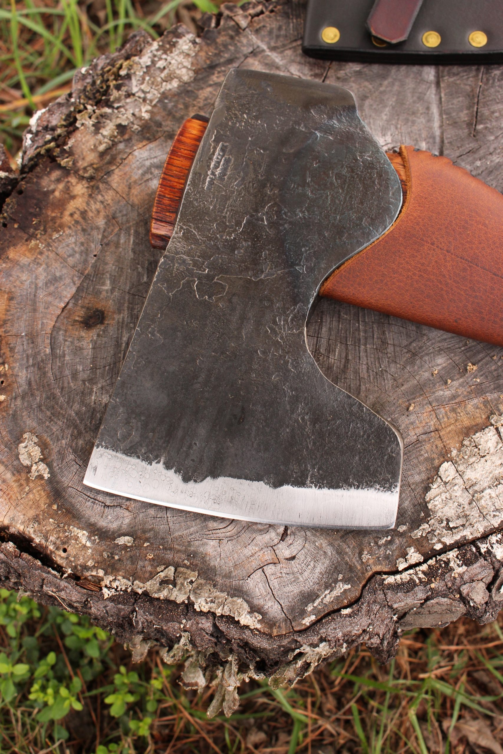 handmade, usa made, usa made axe, hatchet, chopping, wood chopping, outdoor, outdoorsman, survival, backwoodsman, hickory, axe made in america, axes made in the usa, ike bullington, wolf valley forge, valley forge, pack axe, back packing, camping, trail axe, hunting axe, trappers axe, camp axe, bush axe, belt axe, pack axe, leather shoulder rig, chopping axe, leather axe carrier, shoulder sling for axe, carpenter's axe, Wolf Valley Forge, Wolf Valley Forge axe release, Axe Wax, haversack, go back, man purse, man bag, canvas bag, reenactor, reenacting, Trekker Axe, Axe Life