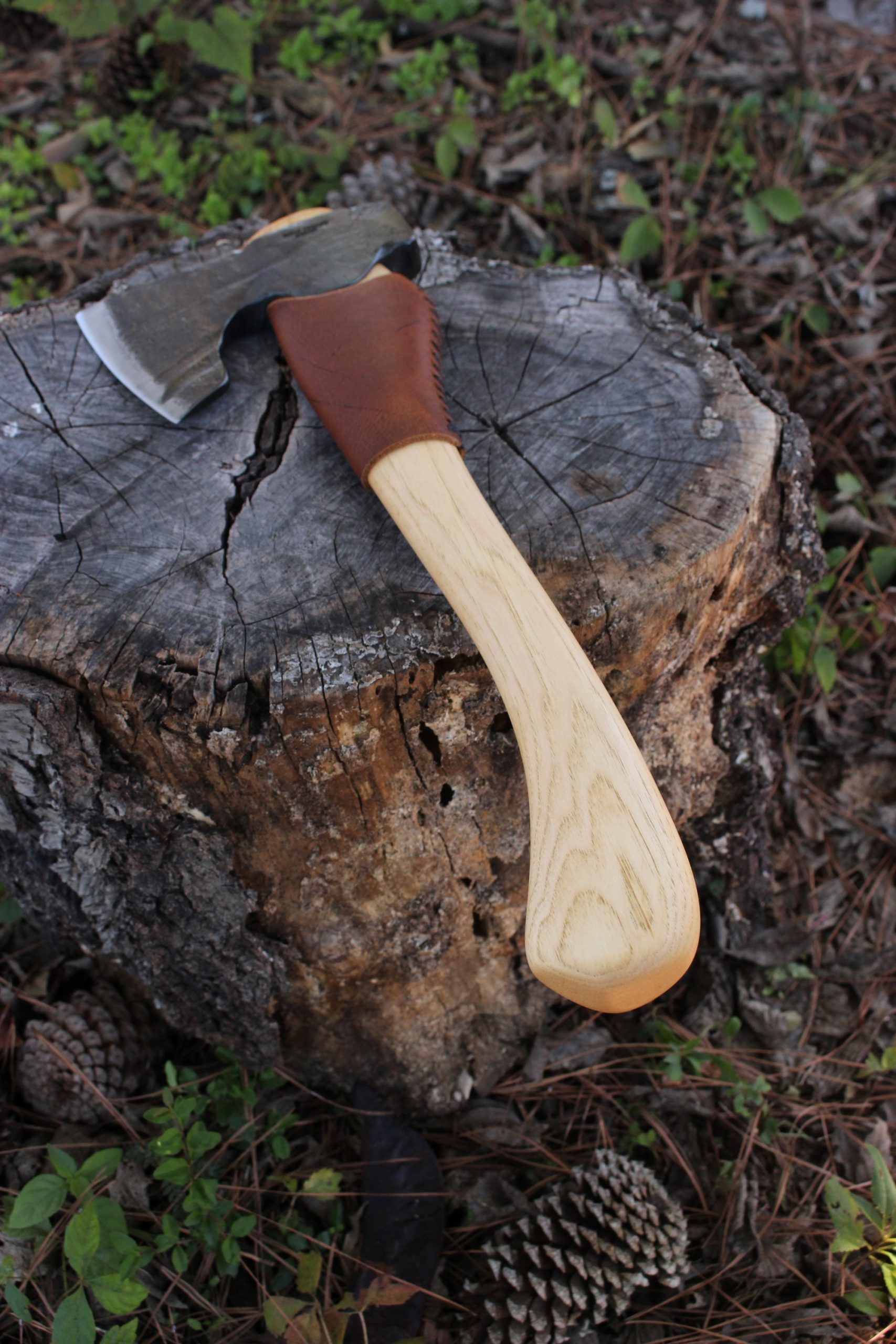 handmade, usa made, usa made axe, hatchet, chopping, wood chopping, outdoor, outdoorsman, survival, backwoodsman, hickory, axe made in america, axes made in the usa, ike bullington, wolf valley forge, valley forge, pack axe, back packing, camping, trail axe, hunting axe, trappers axe, camp axe, bush axe, belt axe, pack axe, leather shoulder rig, chopping axe, leather axe carrier, shoulder sling for axe, carpenter's axe, Wolf Valley Forge, Wolf Valley Forge axe release, Axe Wax, haversack, go back, man purse, man bag, canvas bag, reenactor, reenacting, Trekker Axe, Axe Life