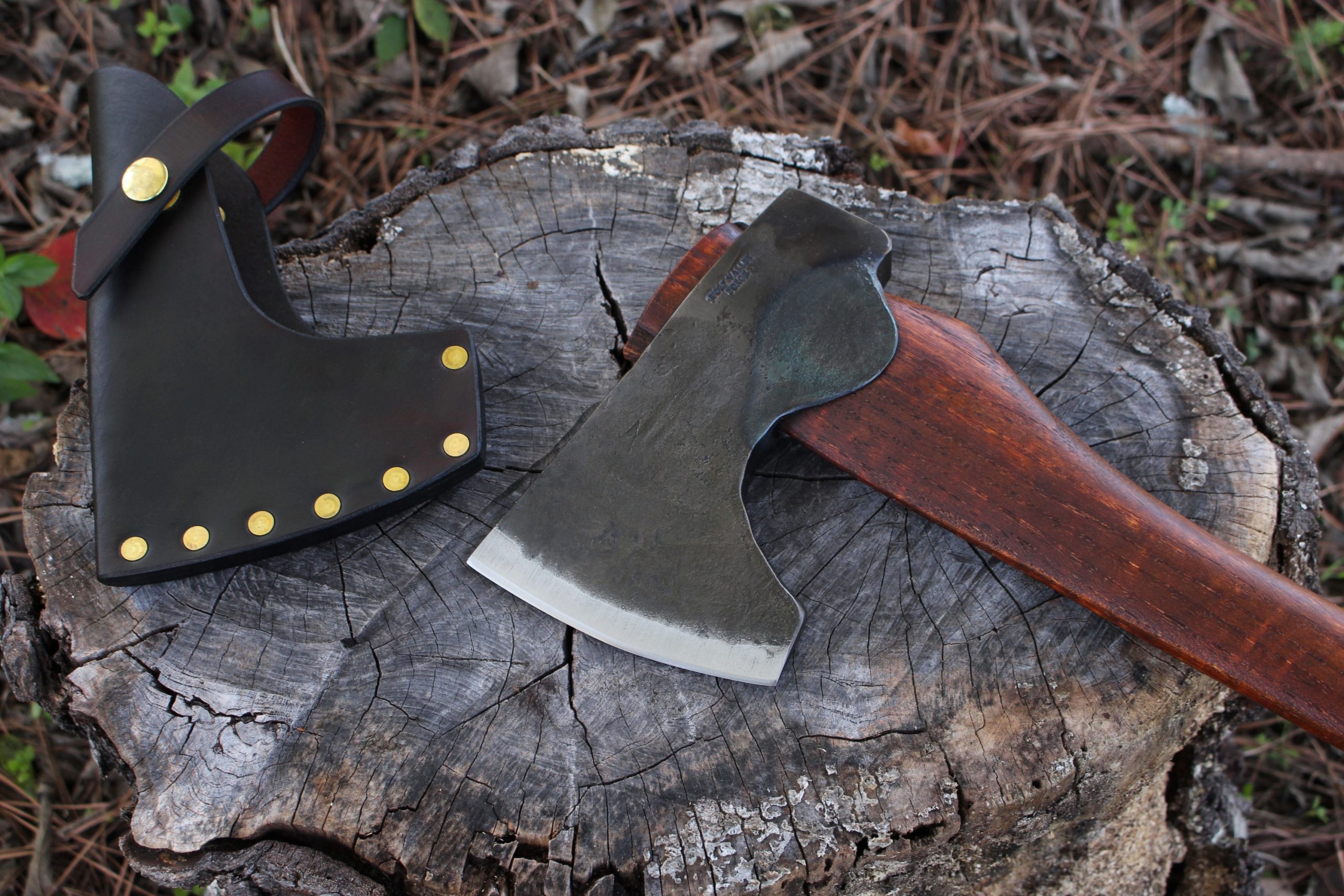 handmade, usa made, usa made axe, hatchet, chopping, wood chopping, outdoor, outdoorsman, survival, backwoodsman, hickory, axe made in america, axes made in the usa, ike bullington, wolf valley forge, valley forge, pack axe, back packing, camping, trail axe, hunting axe, trappers axe, camp axe, bush axe, belt axe, pack axe, leather shoulder rig, chopping axe, leather axe carrier, shoulder sling for axe, carpenter's axe, Wolf Valley Forge, Wolf Valley Forge axe release, Axe Wax, haversack, go back, man purse, man bag, canvas bag, reenactor, reenacting