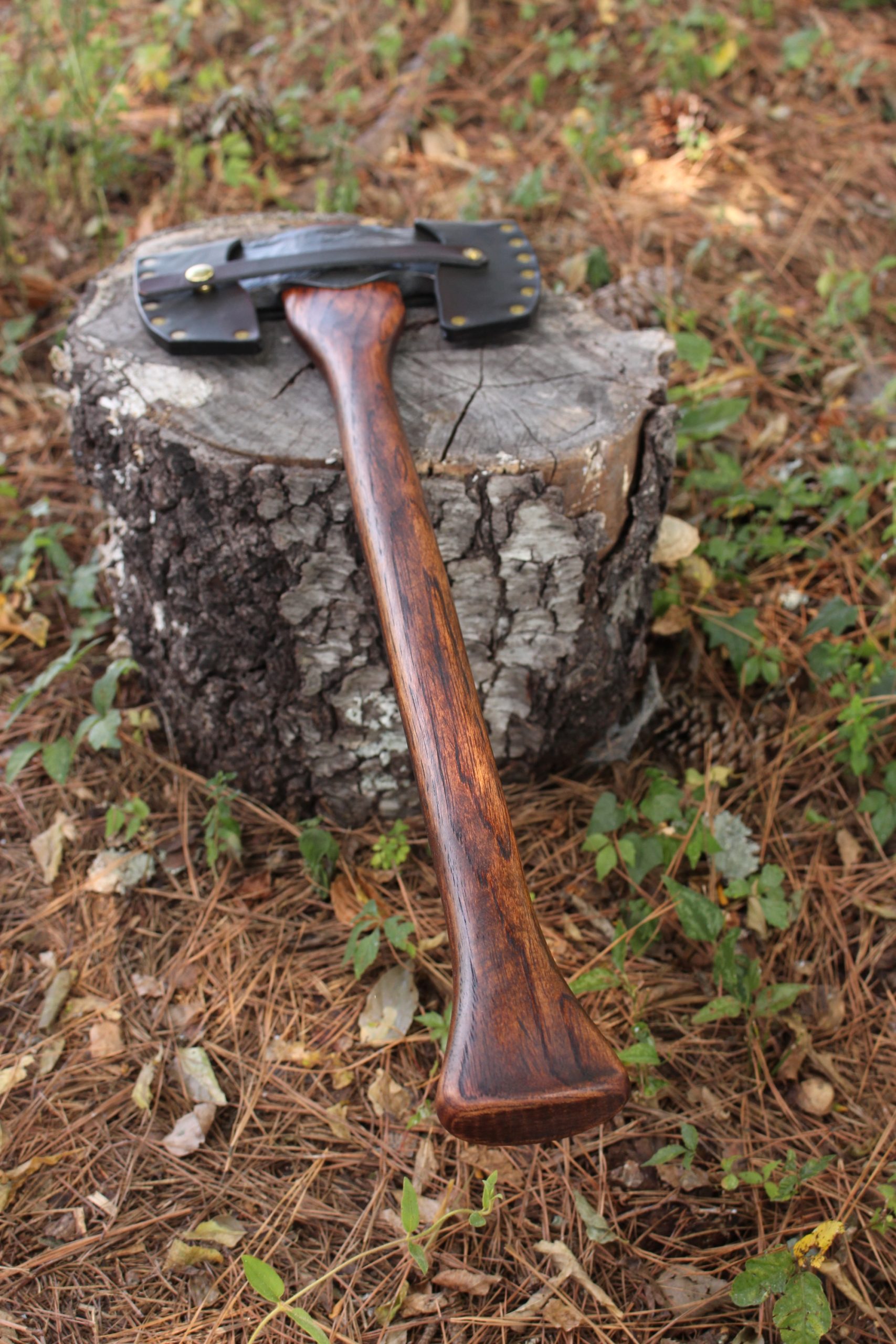 handmade, usa made, usa made axe, hatchet, chopping, wood chopping, outdoor, outdoorsman, survival, backwoodsman, hickory, axe made in america, axes made in the usa, ike bullington, wolf valley forge, valley forge, pack axe, back packing, camping, trail axe, hunting axe, trappers axe, camp axe, bush axe, belt axe, pack axe, leather shoulder rig, chopping axe, leather axe carrier, shoulder sling for axe, carpenter's axe, Wolf Valley Forge, Wolf Valley Forge axe release, Axe Wax, haversack, go back, man purse, man bag, canvas bag, reenactor, reenacting, Trekker Axe, Axe Life