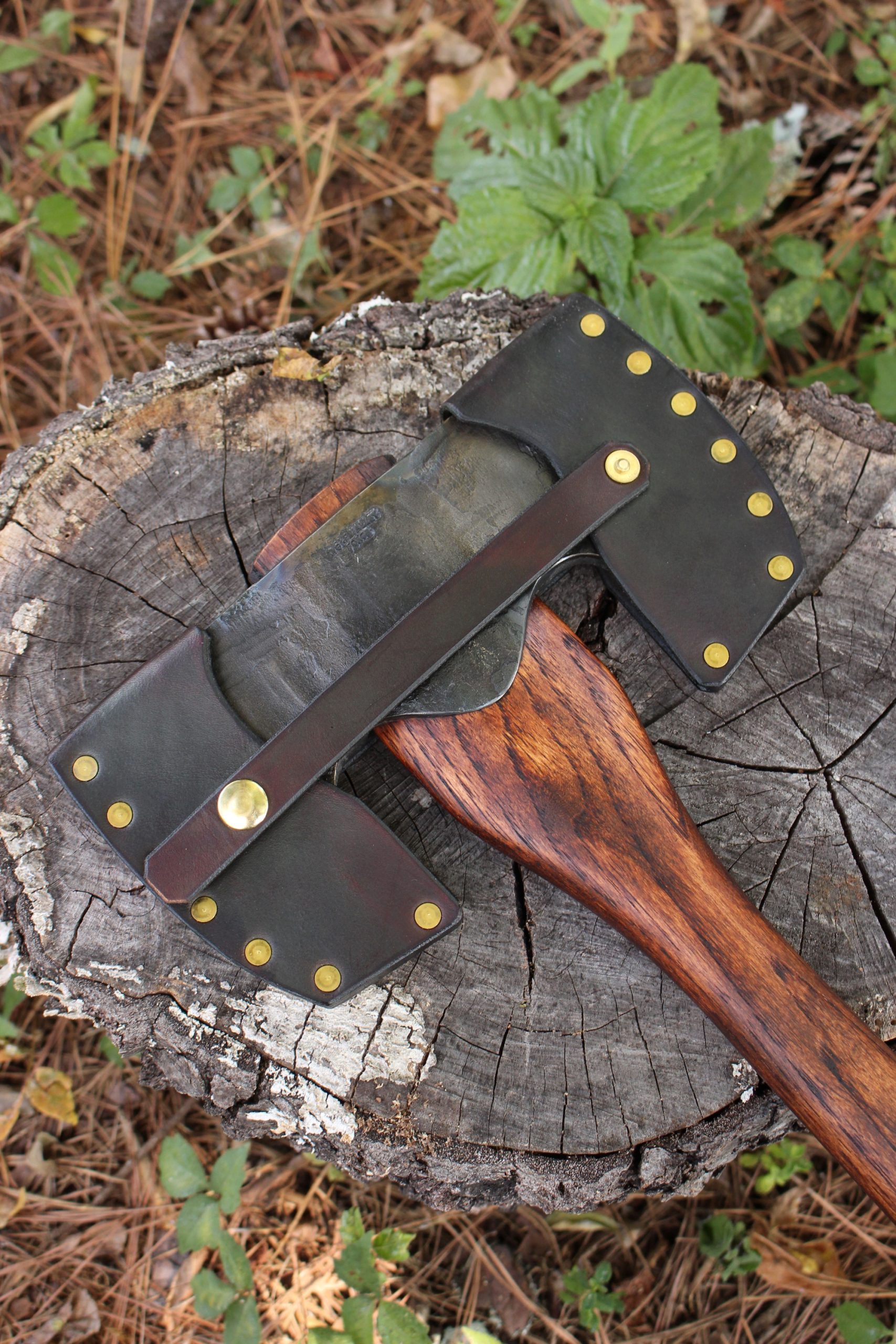 handmade, usa made, usa made axe, hatchet, chopping, wood chopping, outdoor, outdoorsman, survival, backwoodsman, hickory, axe made in america, axes made in the usa, ike bullington, wolf valley forge, valley forge, pack axe, back packing, camping, trail axe, hunting axe, trappers axe, camp axe, bush axe, belt axe, pack axe, leather shoulder rig, chopping axe, leather axe carrier, shoulder sling for axe, carpenter's axe, Wolf Valley Forge, Wolf Valley Forge axe release, Axe Wax, haversack, go back, man purse, man bag, canvas bag, reenactor, reenacting, Trekker Axe, Axe Life