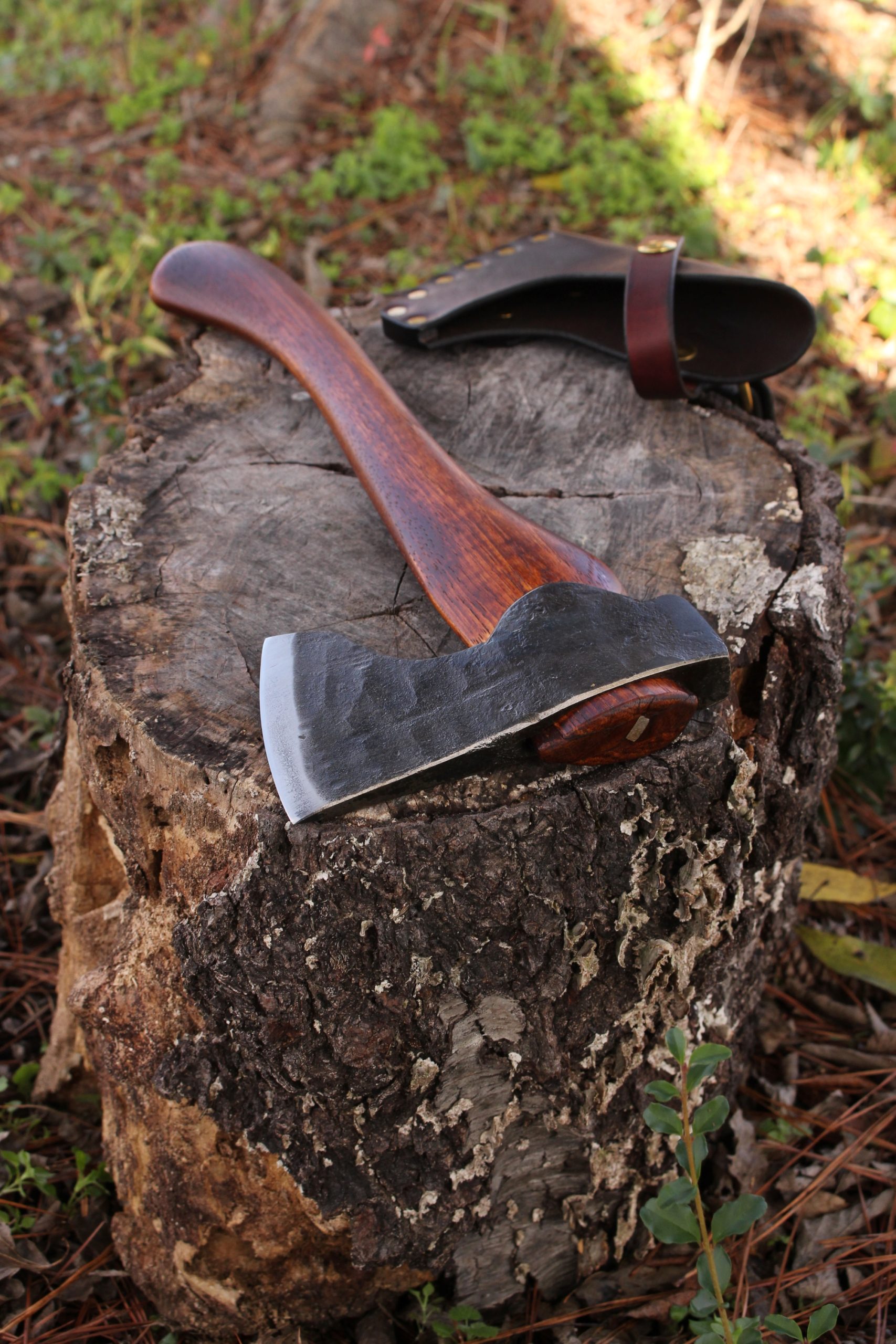 handmade, usa made, usa made axe, hatchet, chopping, wood chopping, outdoor, outdoorsman, survival, backwoodsman, hickory, axe made in america, axes made in the usa, ike bullington, wolf valley forge, valley forge, pack axe, back packing, camping, trail axe, hunting axe, trappers axe, camp axe, bush axe, belt axe, pack axe, leather shoulder rig, chopping axe, leather axe carrier, shoulder sling for axe, carpenter's axe, Wolf Valley Forge, Wolf Valley Forge axe release, Axe Wax, haversack, go back, man purse, man bag, canvas bag, reenactor, reenacting, Trekker Axe, Axe Life