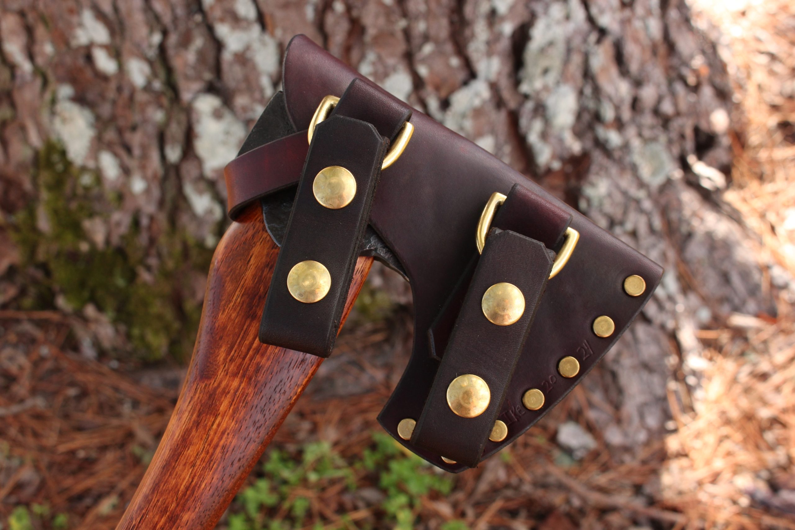 handmade, usa made, usa made axe, hatchet, chopping, wood chopping, outdoor, outdoorsman, survival, backwoodsman, hickory, axe made in america, axes made in the usa, ike bullington, wolf valley forge, valley forge, pack axe, back packing, camping, trail axe, hunting axe, trappers axe, camp axe, bush axe, belt axe, pack axe, leather shoulder rig, chopping axe, leather axe carrier, shoulder sling for axe, carpenter's axe, Wolf Valley Forge, Wolf Valley Forge axe release, Axe Wax, haversack, go back, man purse, man bag, canvas bag, reenactor, reenacting, Trekker Axe, Axe Life