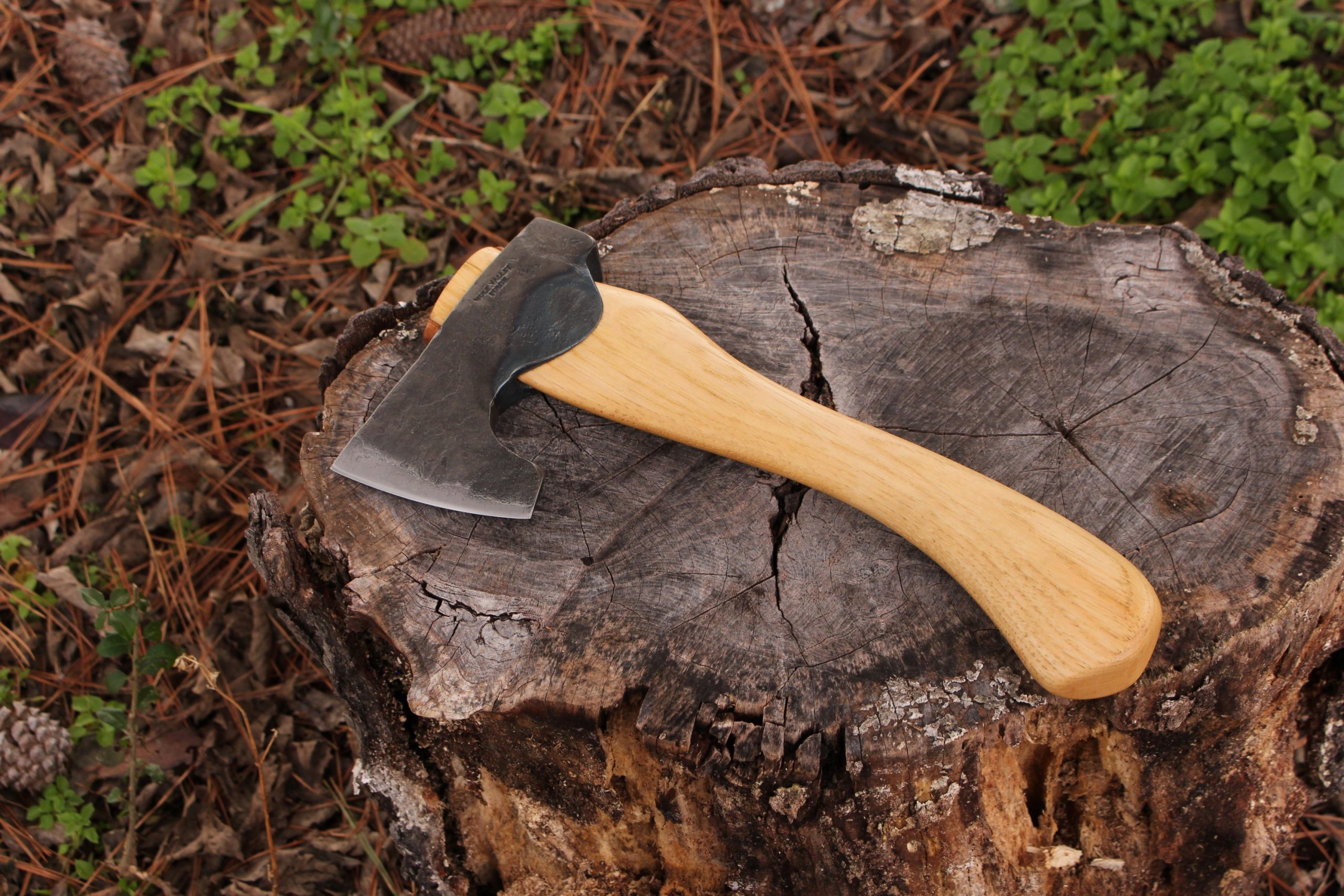 handmade, usa made, usa made axe, hatchet, chopping, wood chopping, outdoor, outdoorsman, survival, backwoodsman, hickory, axe made in america, axes made in the usa, ike bullington, wolf valley forge, valley forge, pack axe, back packing, camping, trail axe, hunting axe, trappers axe, camp axe, bush axe, belt axe, pack axe, leather shoulder rig, chopping axe, leather axe carrier, shoulder sling for axe, carpenter's axe, Wolf Valley Forge, Wolf Valley Forge axe release, Axe Wax, haversack, go bag, man purse, man bag, canvas bag, reenactor, reenacting, Trekker Axe, Axe Life