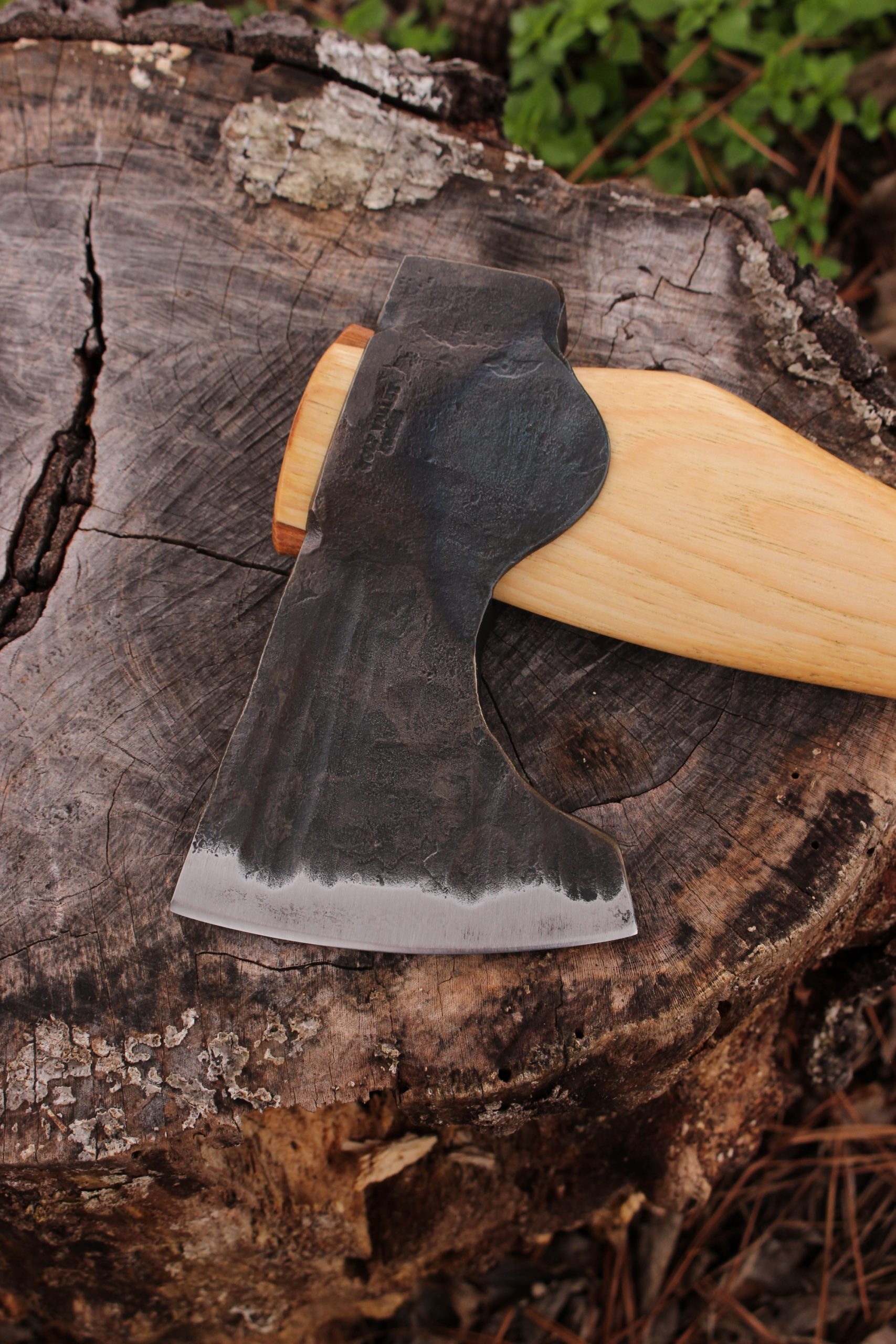 handmade, usa made, usa made axe, hatchet, chopping, wood chopping, outdoor, outdoorsman, survival, backwoodsman, hickory, axe made in america, axes made in the usa, ike bullington, wolf valley forge, valley forge, pack axe, back packing, camping, trail axe, hunting axe, trappers axe, camp axe, bush axe, belt axe, pack axe, leather shoulder rig, chopping axe, leather axe carrier, shoulder sling for axe, carpenter's axe, Wolf Valley Forge, Wolf Valley Forge axe release, Axe Wax, haversack, go bag, man purse, man bag, canvas bag, reenactor, reenacting, Trekker Axe, Axe Life